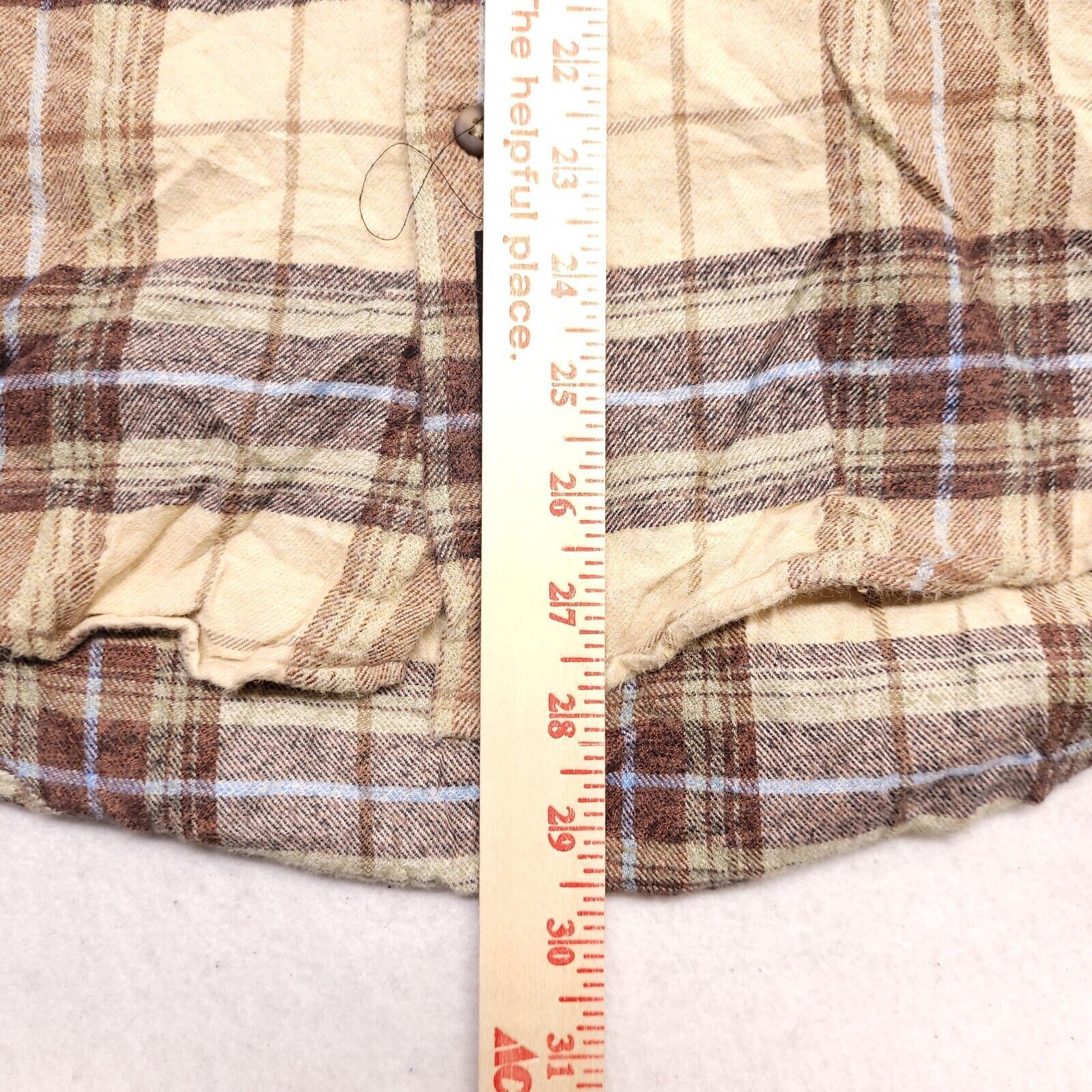 Consensus Sportswear Consesus Tartan Flannel Shirt Men Size Extra Large XL Yellow Size US XL / EU 56 / 4 - 8 Thumbnail