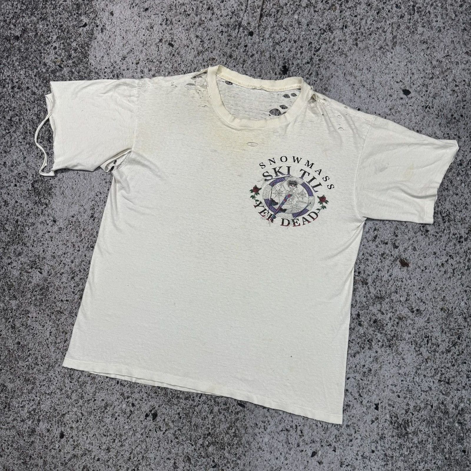 Band Tees Thrashed Faded Distressed Grateful Dead Shirt ERD Grunge Size US XL / EU 56 / 4 - 7 Thumbnail