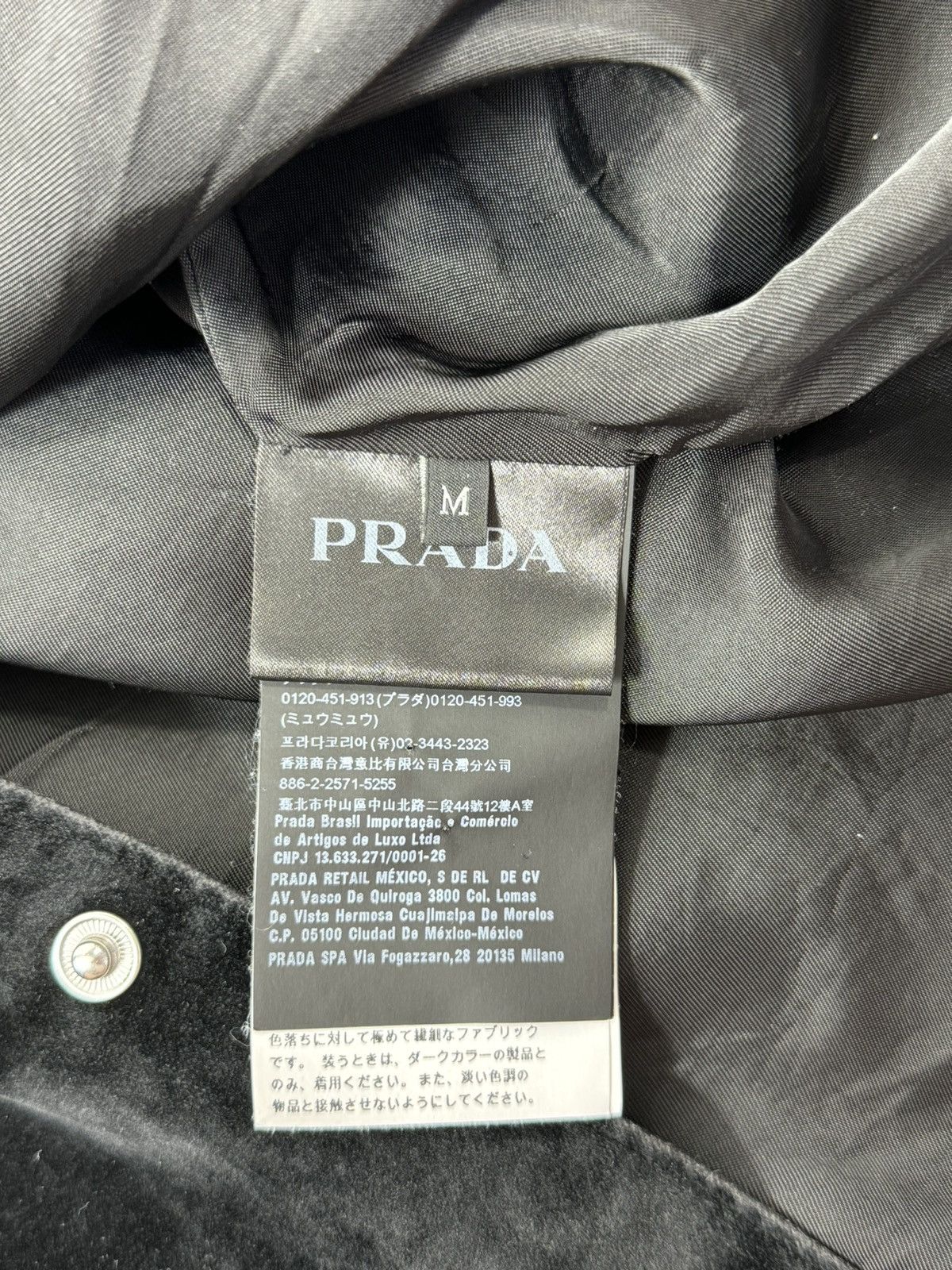 Prada PRADA VELVET SHIRT Size US M / EU 48-50 / 2 - 6 Thumbnail