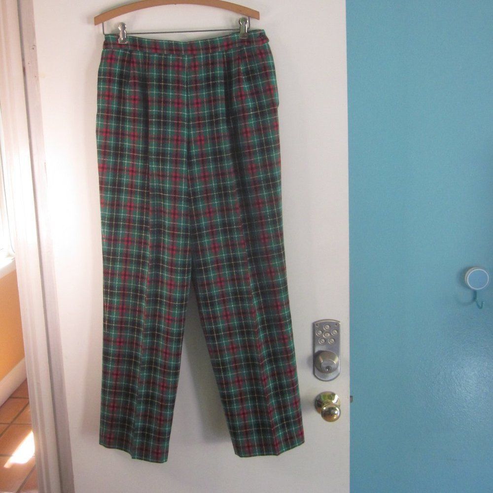 Pendleton Pendleton Vintage Plaid Pants 14 Size 36" / US 14 / IT 50 - 4 Thumbnail