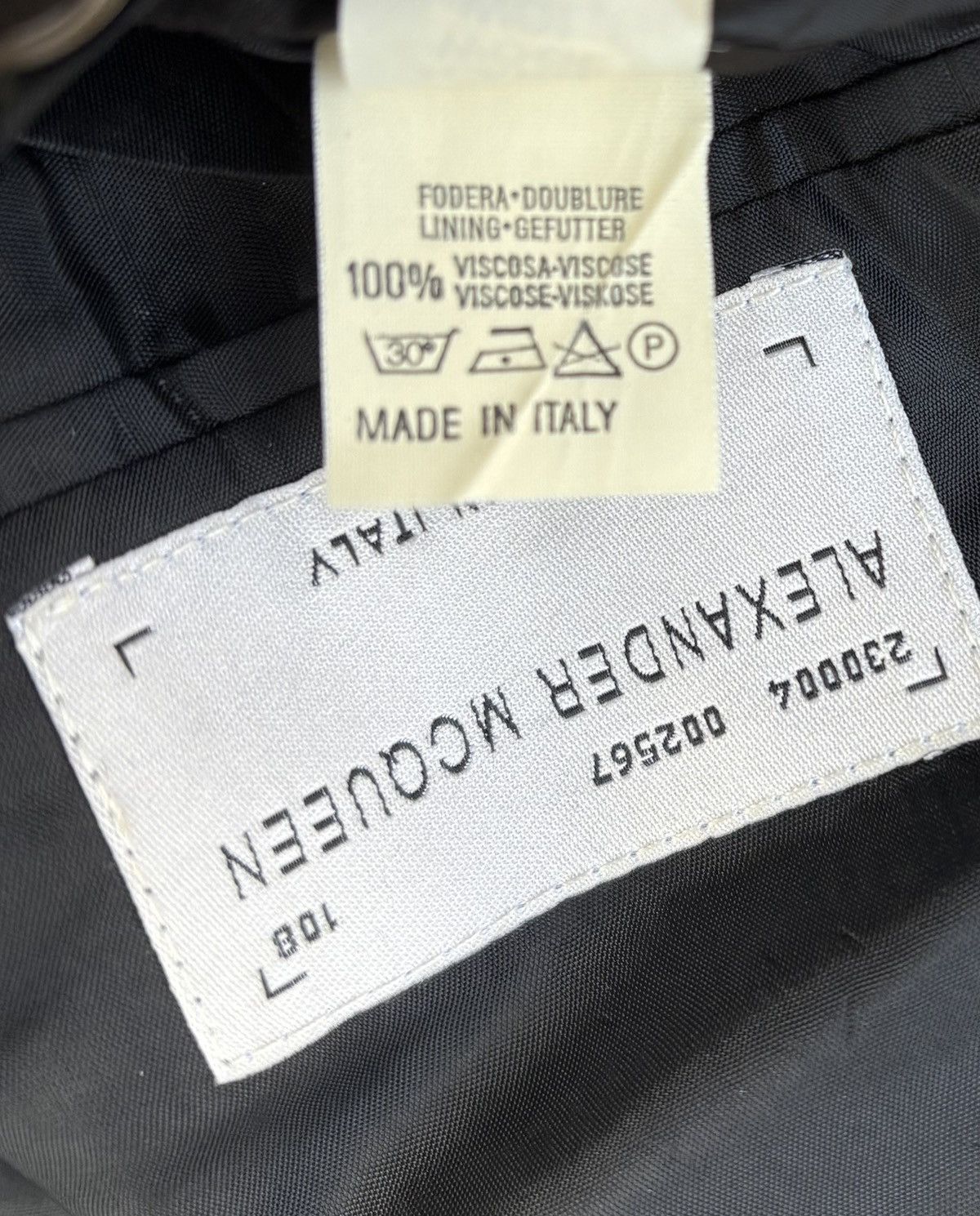 Alexander McQueen Alexander McQueen x Loro Piana Size 52L - 11 Thumbnail