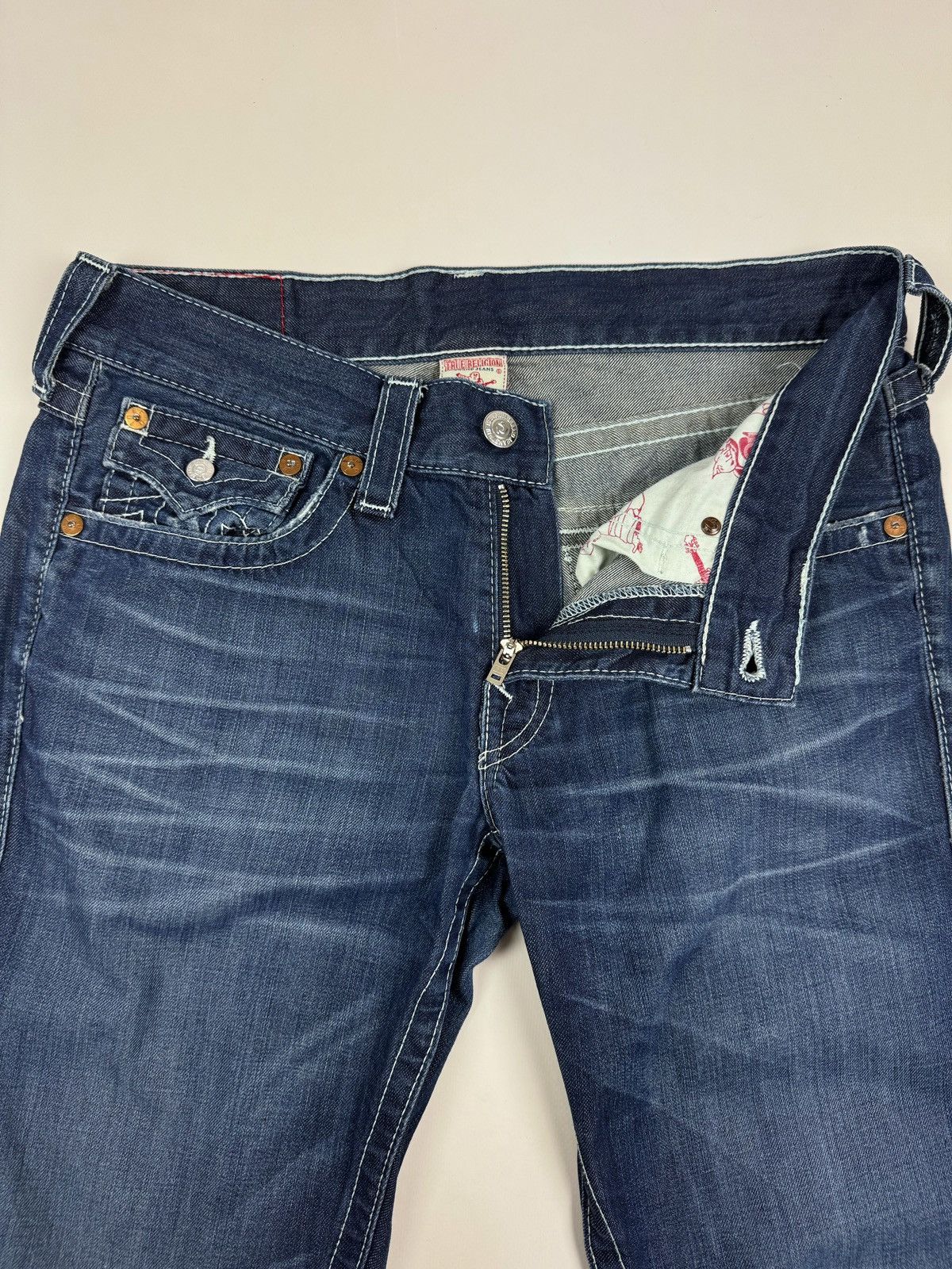 True Religion True Religion Blue Jeans Made in USA SIZE 32 Size US 32 / EU 48 - 6 Thumbnail