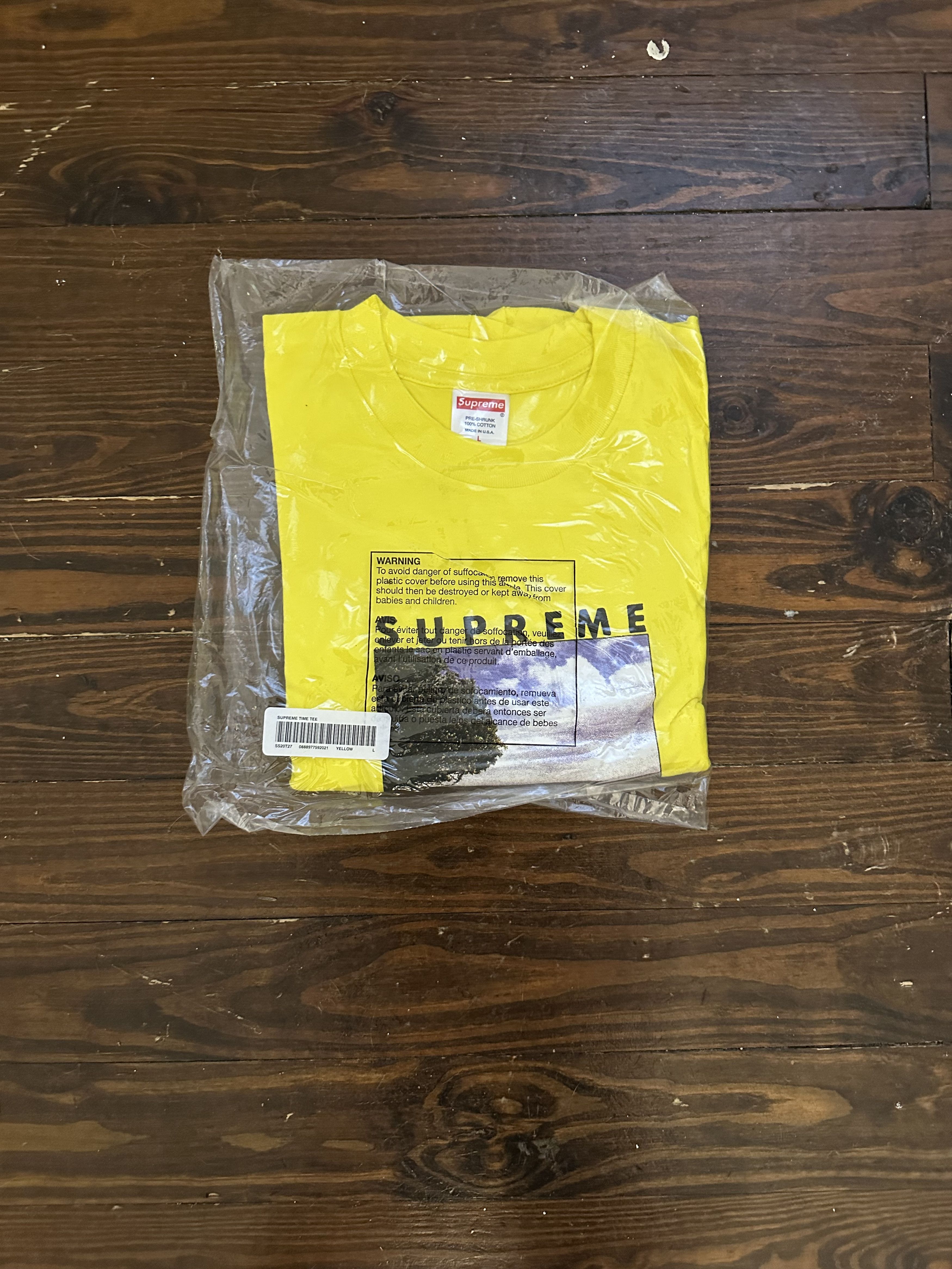 Supreme SS20 Supreme Time Tee Size US L / EU 52-54 / 3 - 1 Thumbnail