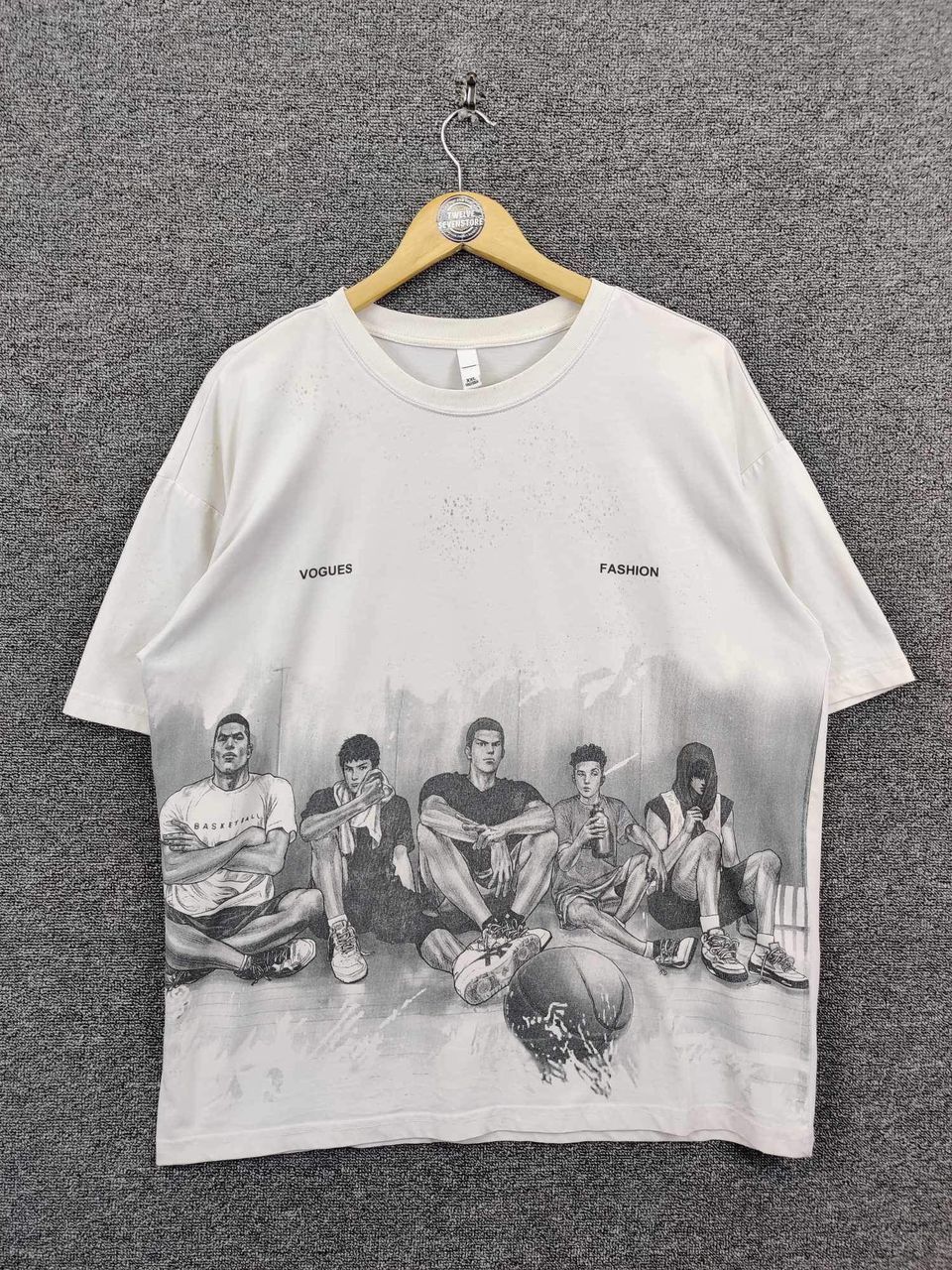 Anime Rare Slam Dunk Anima Manga Overprint Tees Tshirt Size US XXL / EU 58 / 5 - 1 Thumbnail