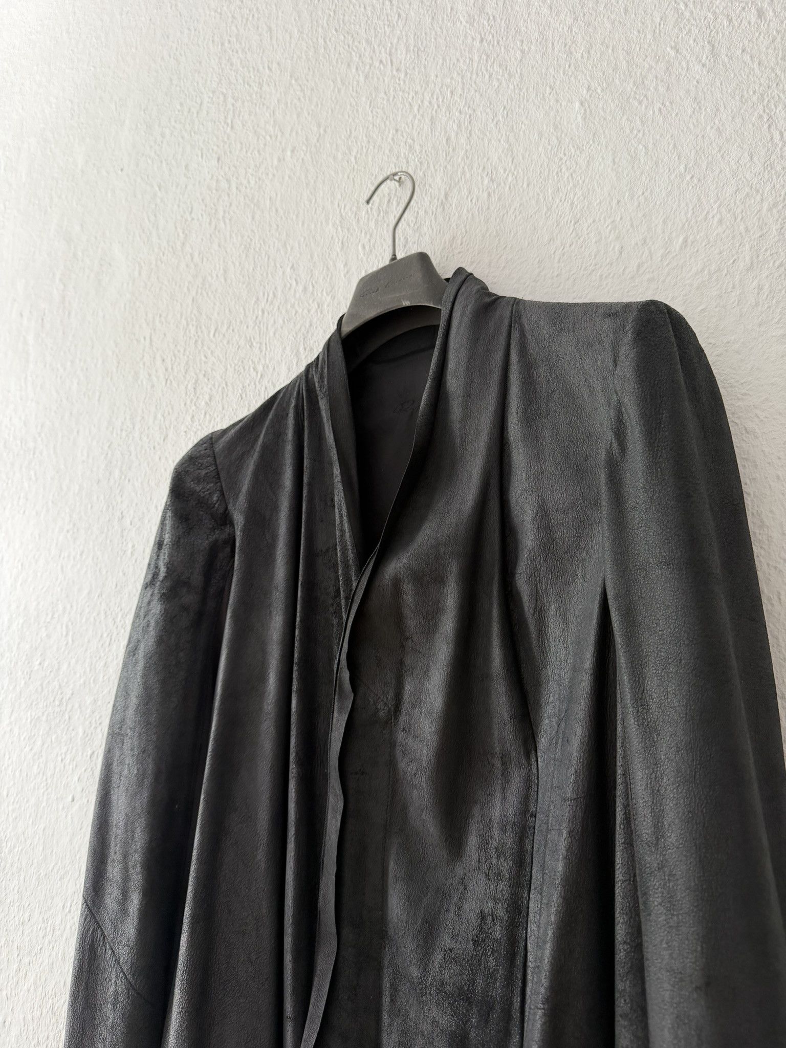 Rick Owens S/S 13 "ISLAND" Blistered Lamb Leather Coat Rick Owens Size US L / EU 52-54 / 3 - 4 Thumbnail