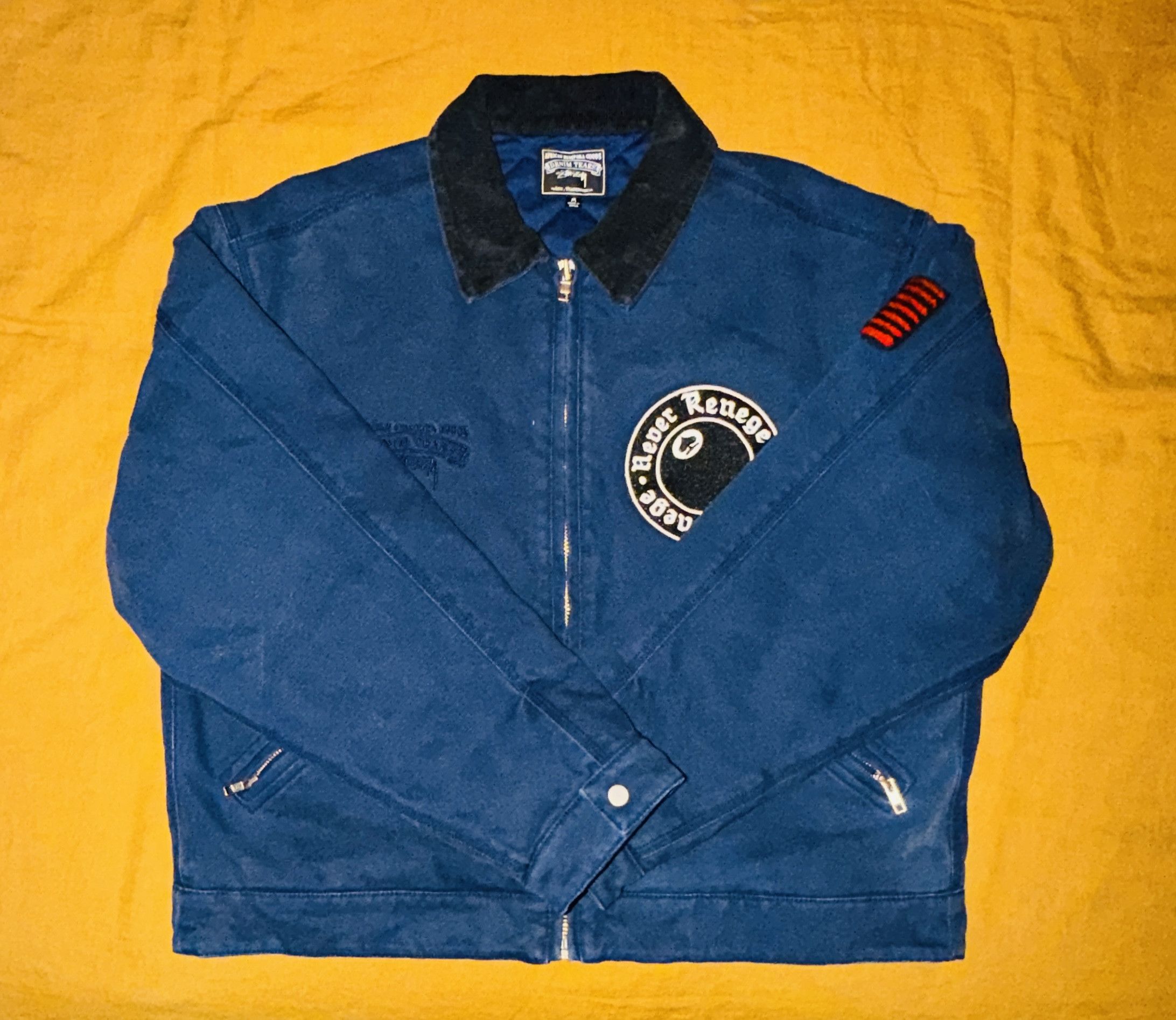 NOMA t.d × Stussy Stussy x Noma t.d. Denim Zip Work Jacket “Blue 