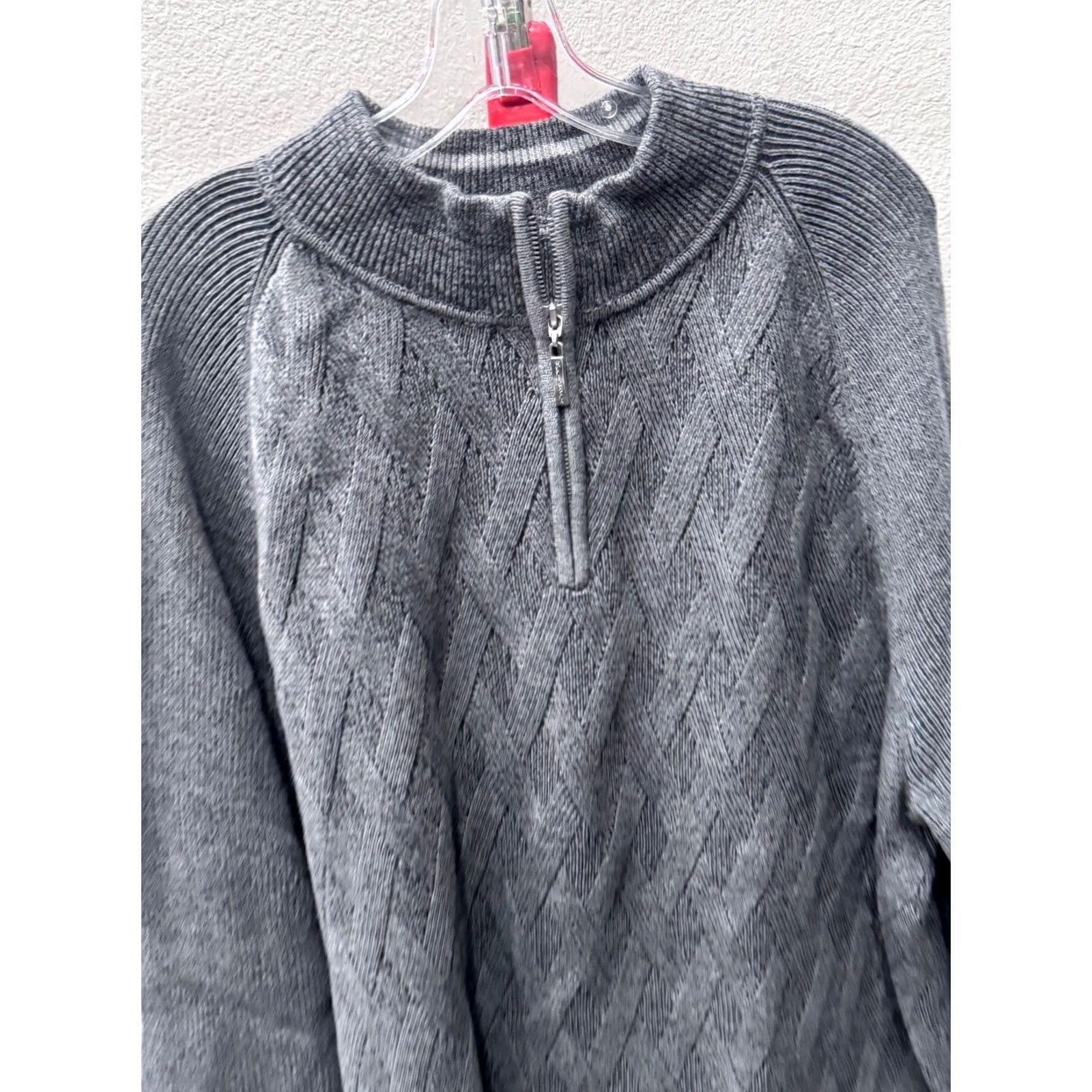 Tommy Bahama MINT Tommy Bahama Gray Knit SWEATER 2XL XXL Cardigan Men Multicolor Size US XXL / EU 58 / 5 - 4 Thumbnail