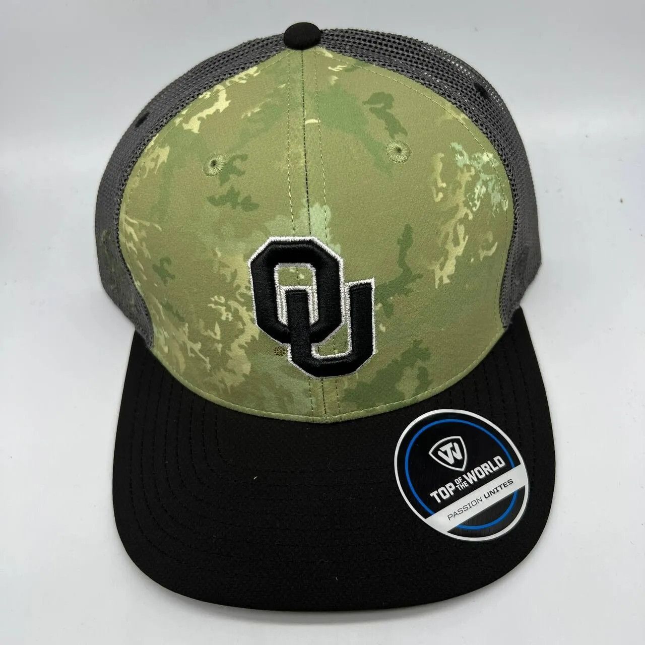 Top Of The World Oklahoma Sooners NCAA Camo Trucker Hat Snapback Cap ...