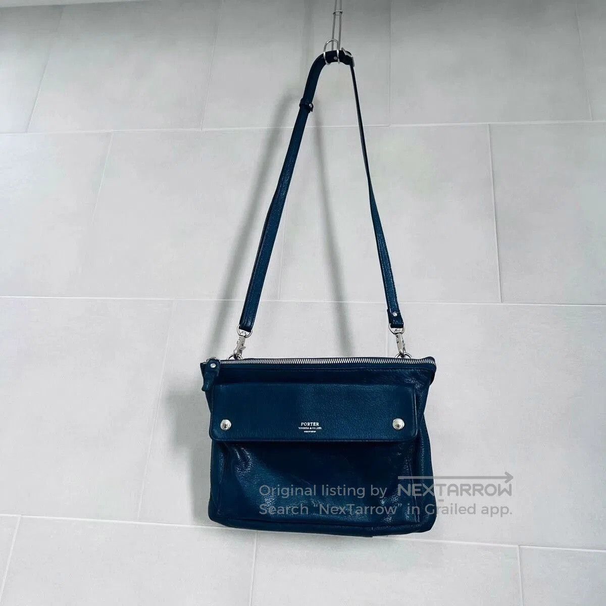 Porter porter rambler leather shoulder bag with logo. Size ONE SIZE - 1 Thumbnail
