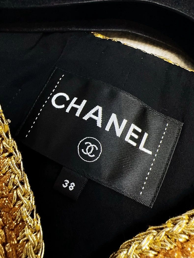 Chanel Chanel 22s spring and summer show black gold sequin woven Size XS / US 0-2 / IT 36-38 - 6 Thumbnail