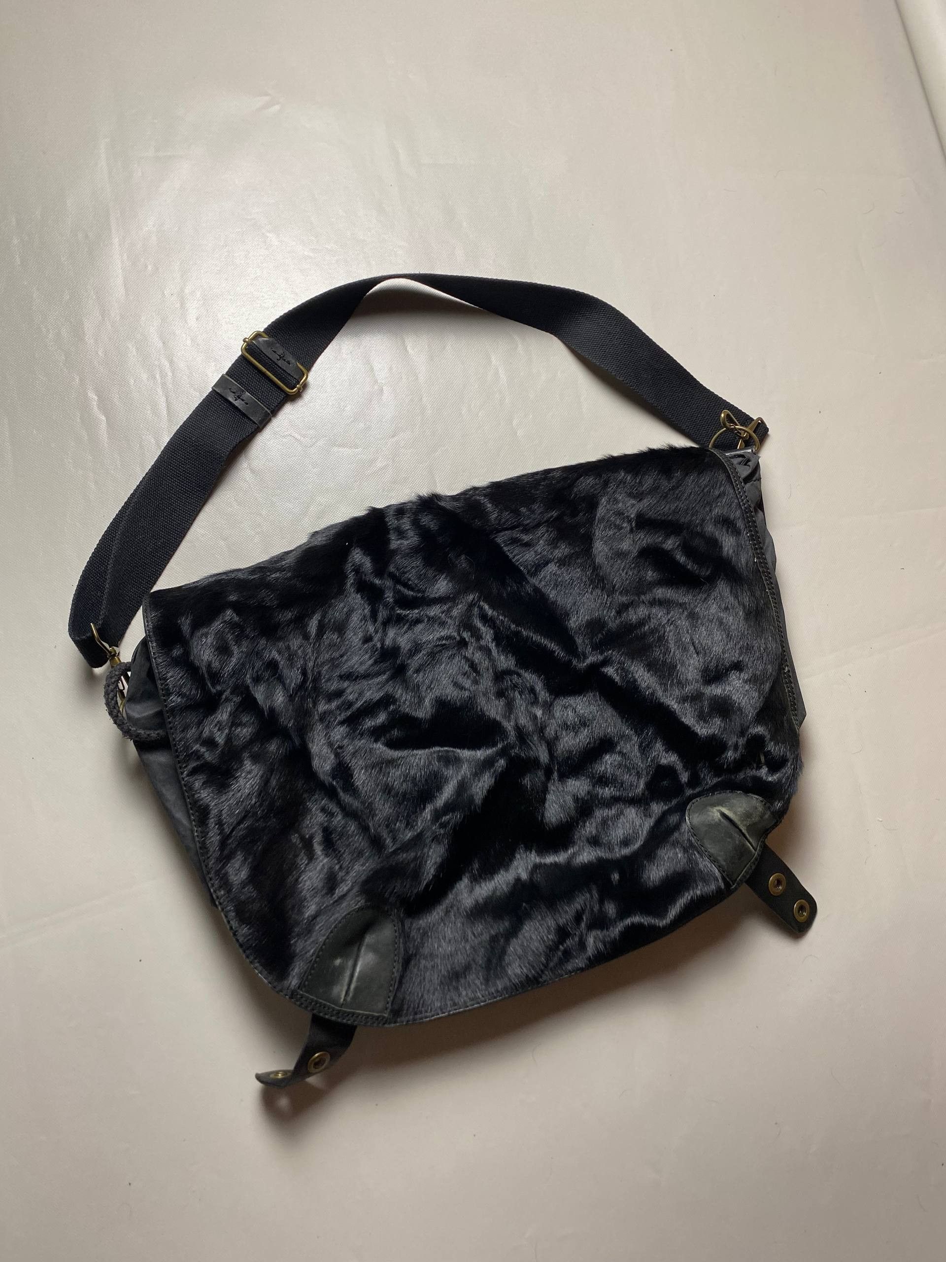 Marlboro Vintage Marlboro Hadle Bags leather and Fur Size ONE SIZE - 1 Thumbnail