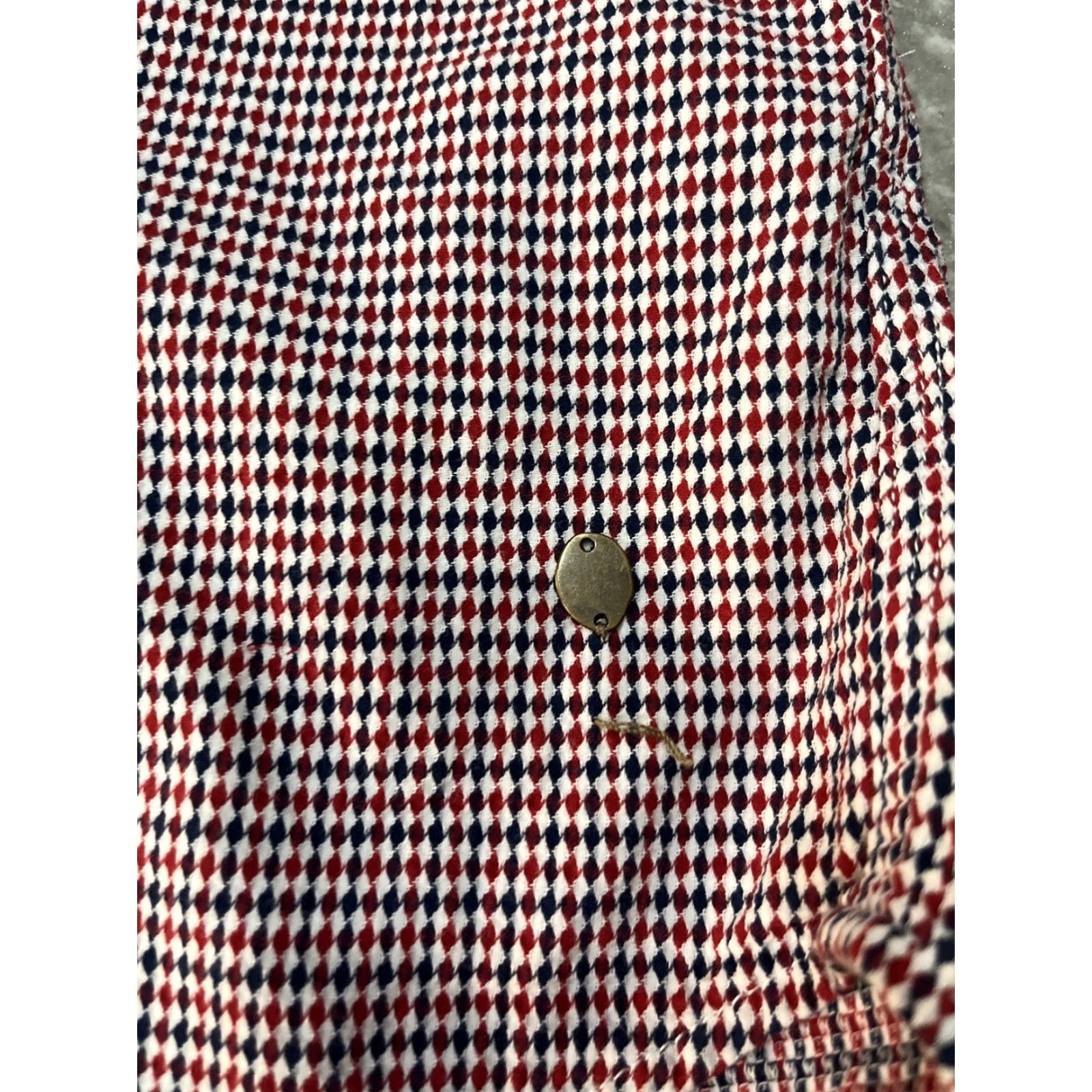 Scotch & Soda Scotch & Soda Shirt Medium Tailored Fit Button Cuff Harlequin Blue Multicolor Formal Shirt Men M Size US M / EU 48-50 / 2 - 2 Thumbnail
