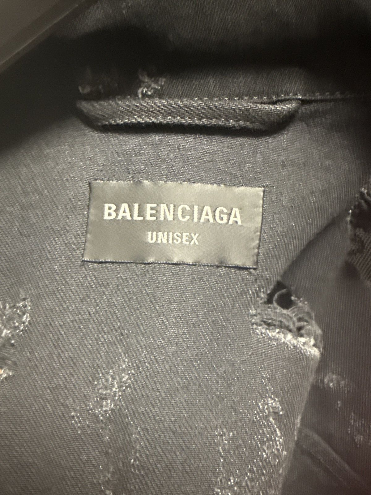 Balenciaga Balenciaga Heavy Distoryed Distressed Mud Denim Jacket Size US M / EU 48-50 / 2 - 17 Thumbnail