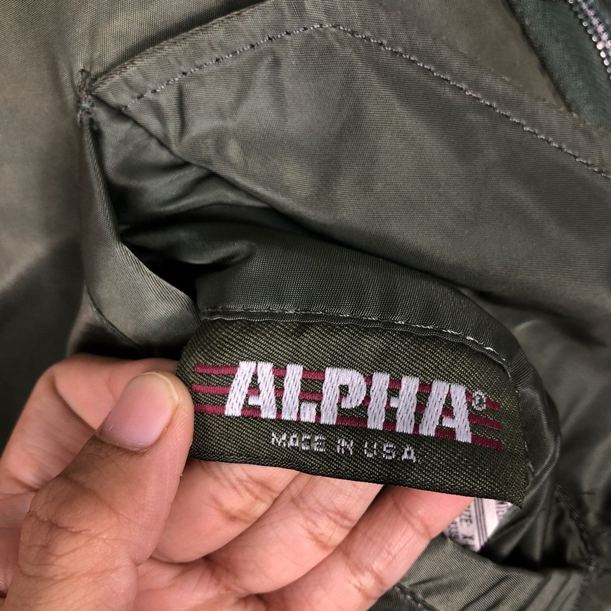 Alpha Industries 🔥VTG REVERSIBLE BOMBER JACKET MA-1 ALPHA INDUSTRIES USA Size US XL / EU 56 / 4 - 22 Thumbnail