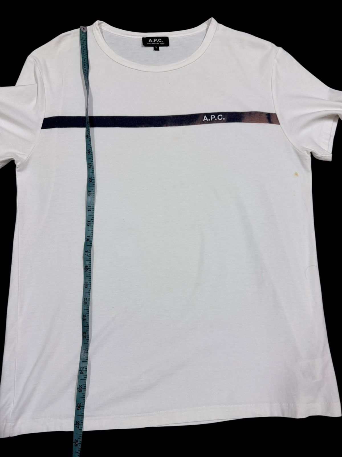 A.P.C. A.P.C Stripe Trim T-Shirt Size US M / EU 48-50 / 2 - 10 Thumbnail