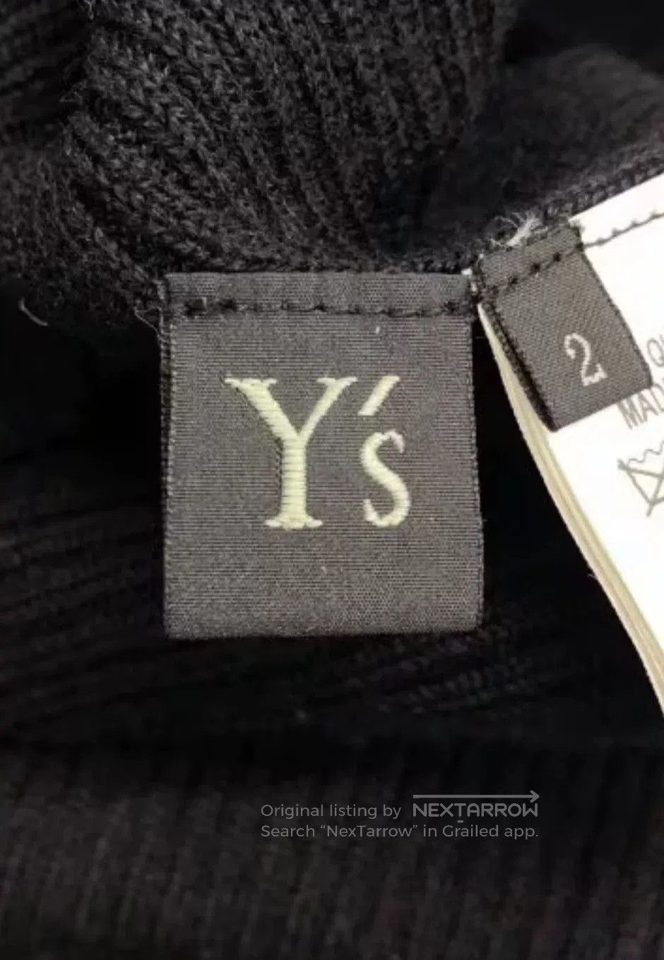 Yohji Yamamoto Y's Yohji Yamamoto Turtleneck Wool Sweater. Size M / US 6-8 / IT 42-44 - 4 Thumbnail