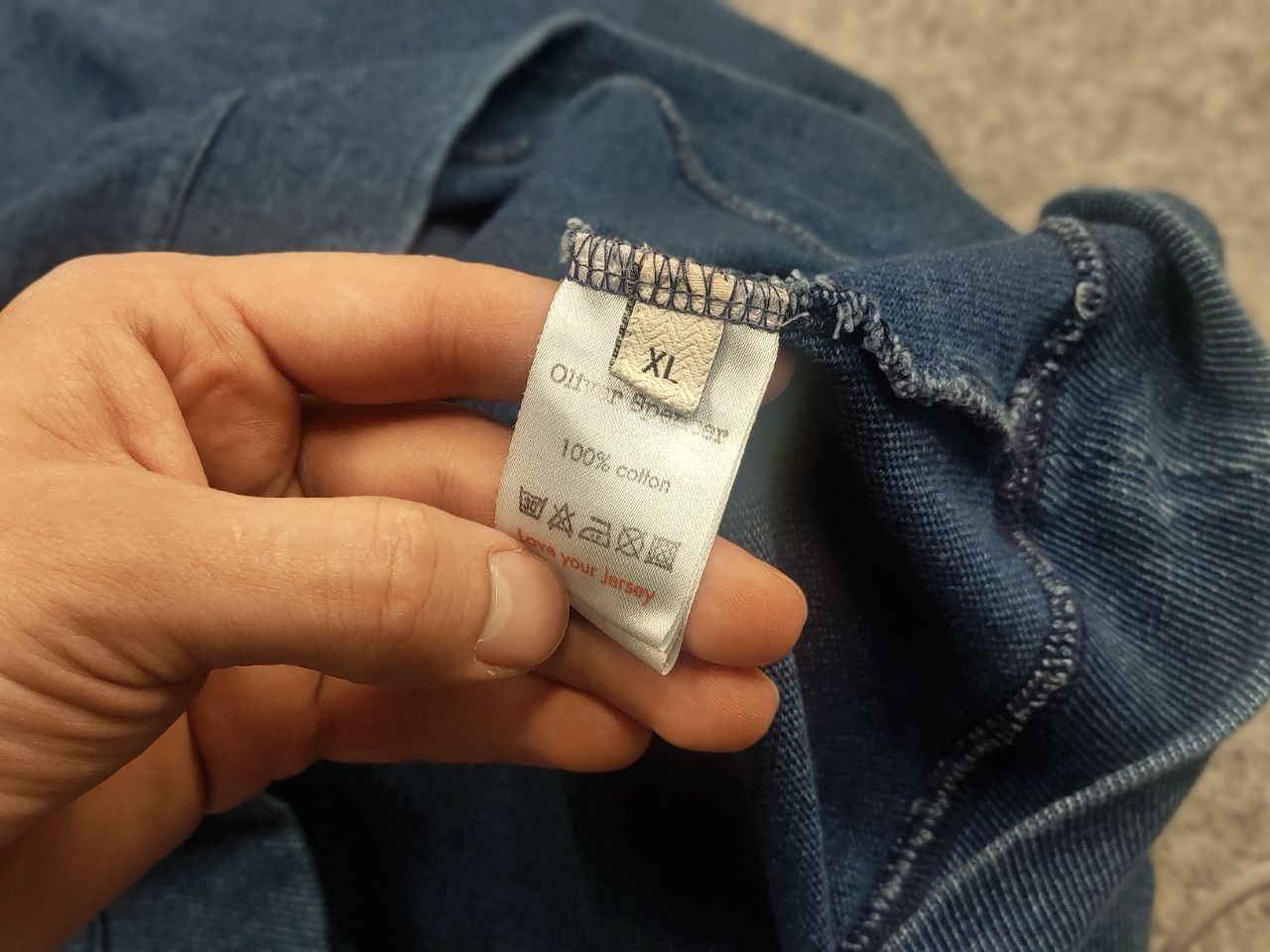 Oliver Spencer Oliver Spencer minimalist Indigo Sweatshirt Vintage Japan Size US XL / EU 56 / 4 - 12 Thumbnail