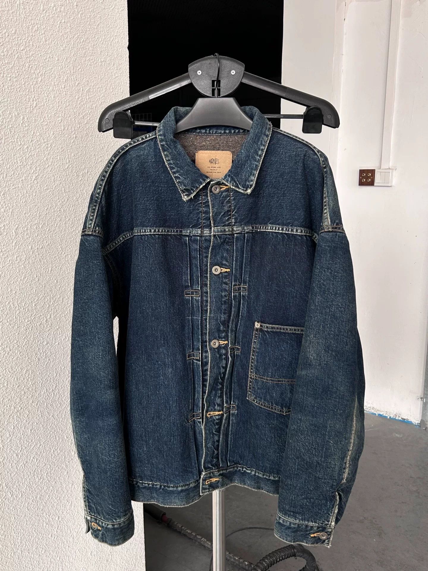 Madness Madness Wool Denim Jacket Size US L / EU 52-54 / 3 - 1 Thumbnail