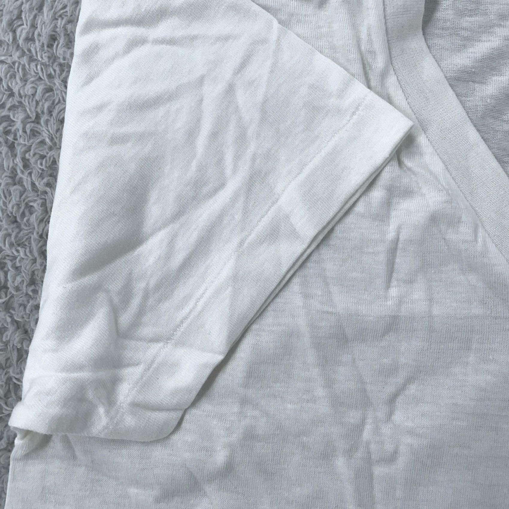 Jockey VINTAGE Jockey White V-Neck Shirt Mens XS Power Knit T-Shirt USA Size US XS / EU 42 / 0 - 3 Thumbnail