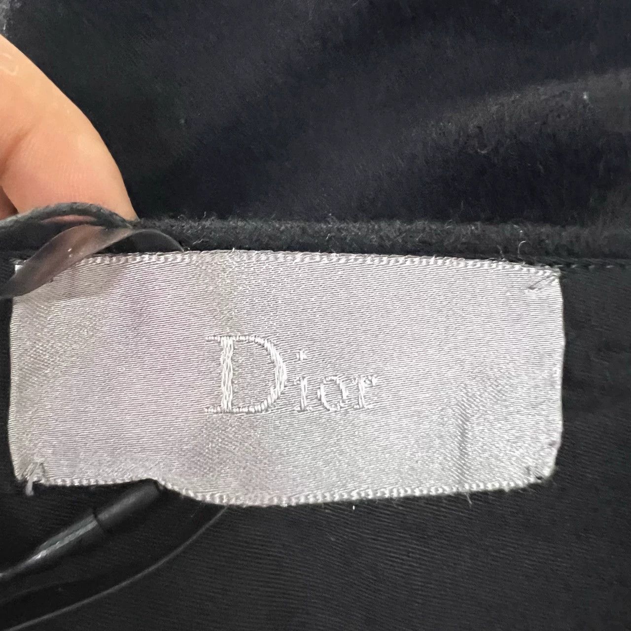 Dior Dior Black Velvet Trousers Size US 28 / EU 44 - 3 Thumbnail