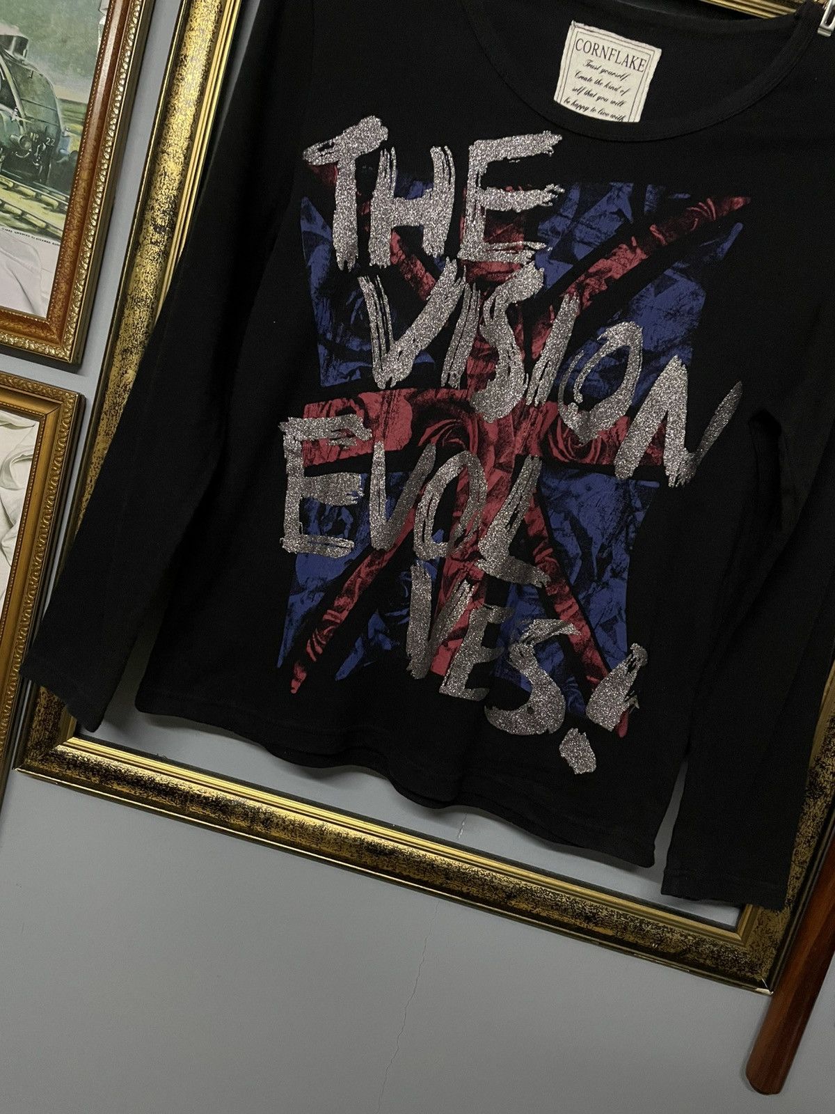 Designer × Japanese Brand × Vintage Vintage 1990s Japan Designer The Vision Evol Ves Punk Tshirt Size US S / EU 44-46 / 1 - 3 Thumbnail