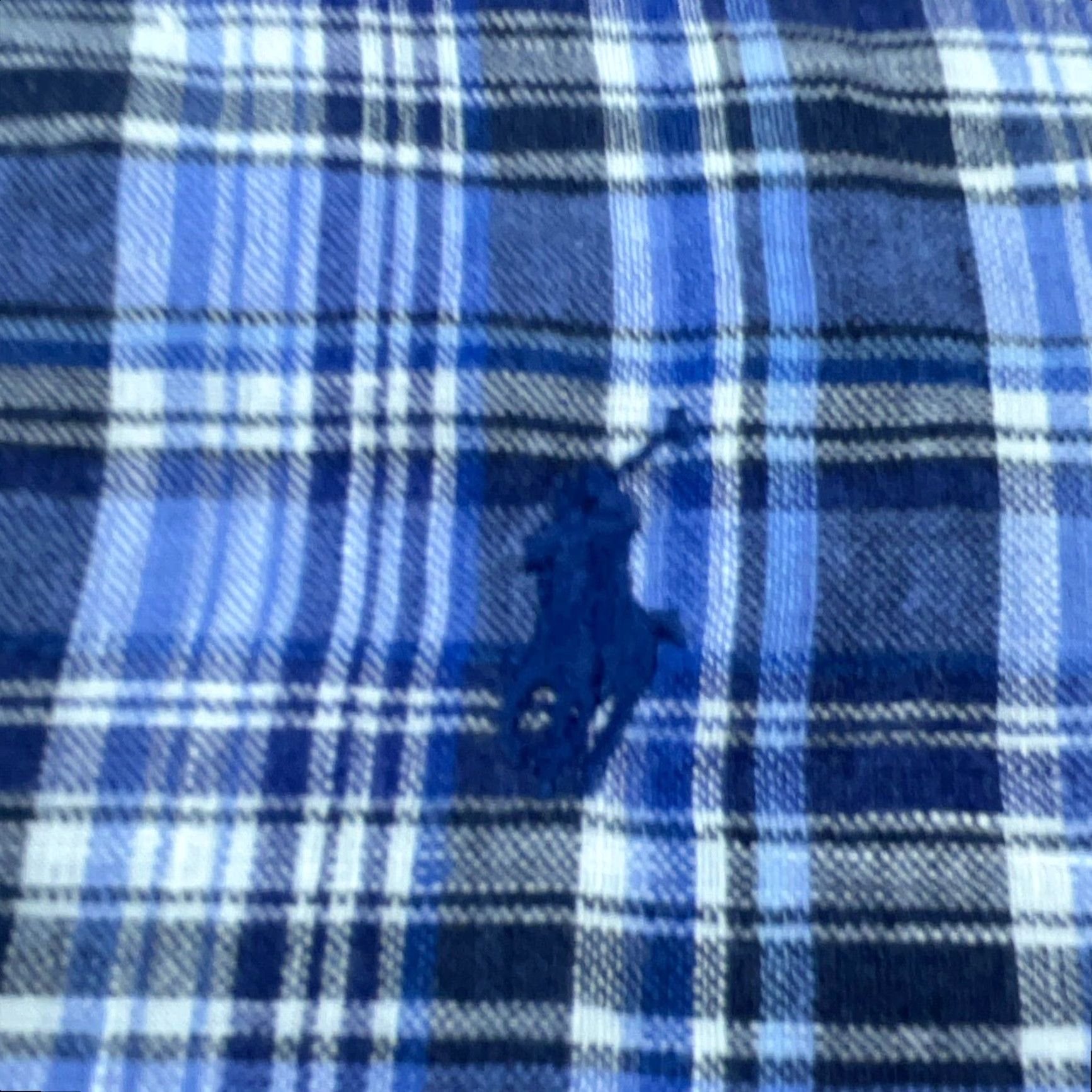 Ralph Lauren Ralph Lauren Linen Shirt Men XL Blue Button Up Tartan Plaid Dress Casual Pony 93 Size US XL / EU 56 / 4 - 5 Thumbnail