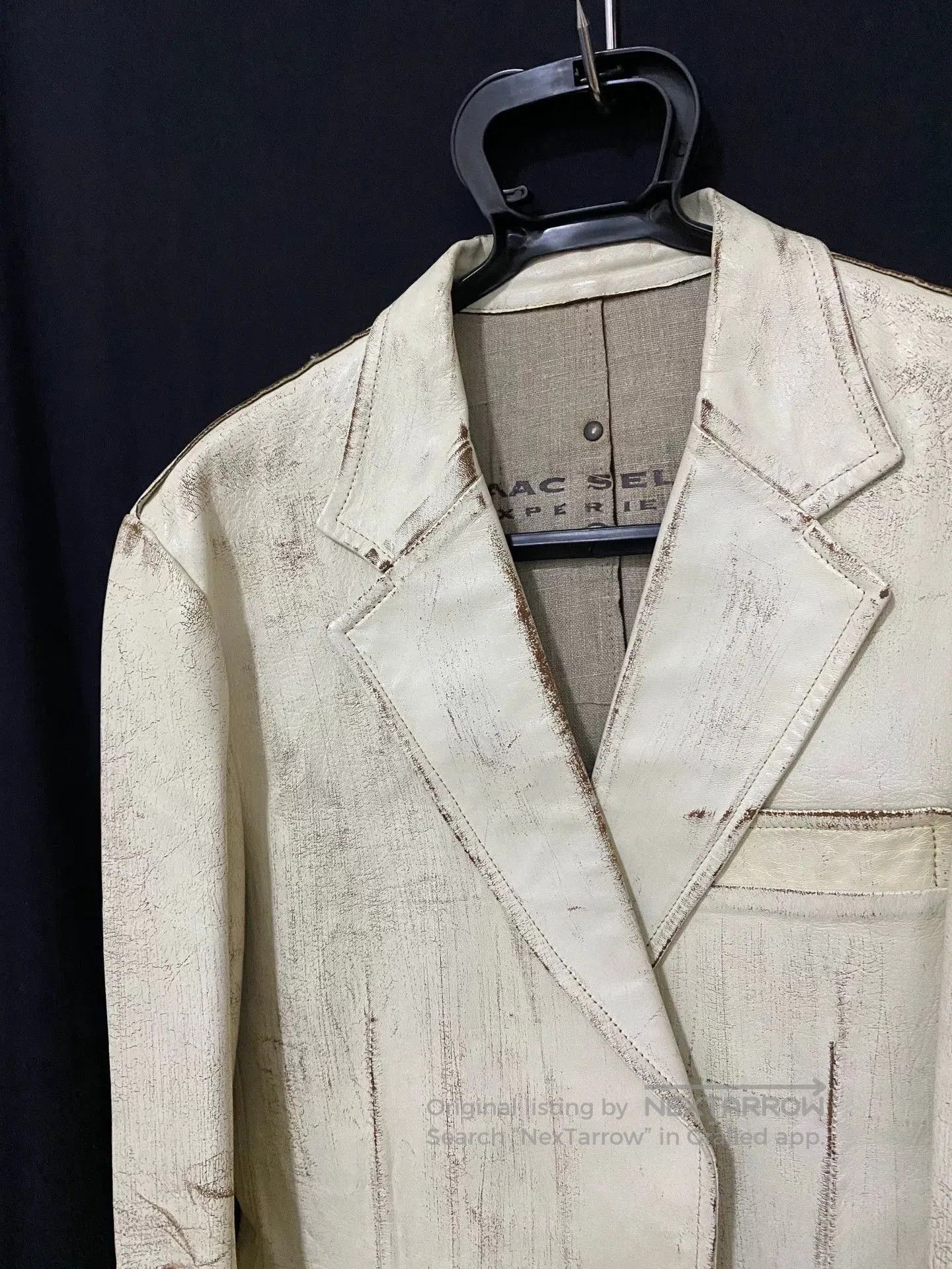 Isaac Sellam Experience Issac Sellam Distressed Leather Jacket. Size US M / EU 48-50 / 2 - 6 Thumbnail