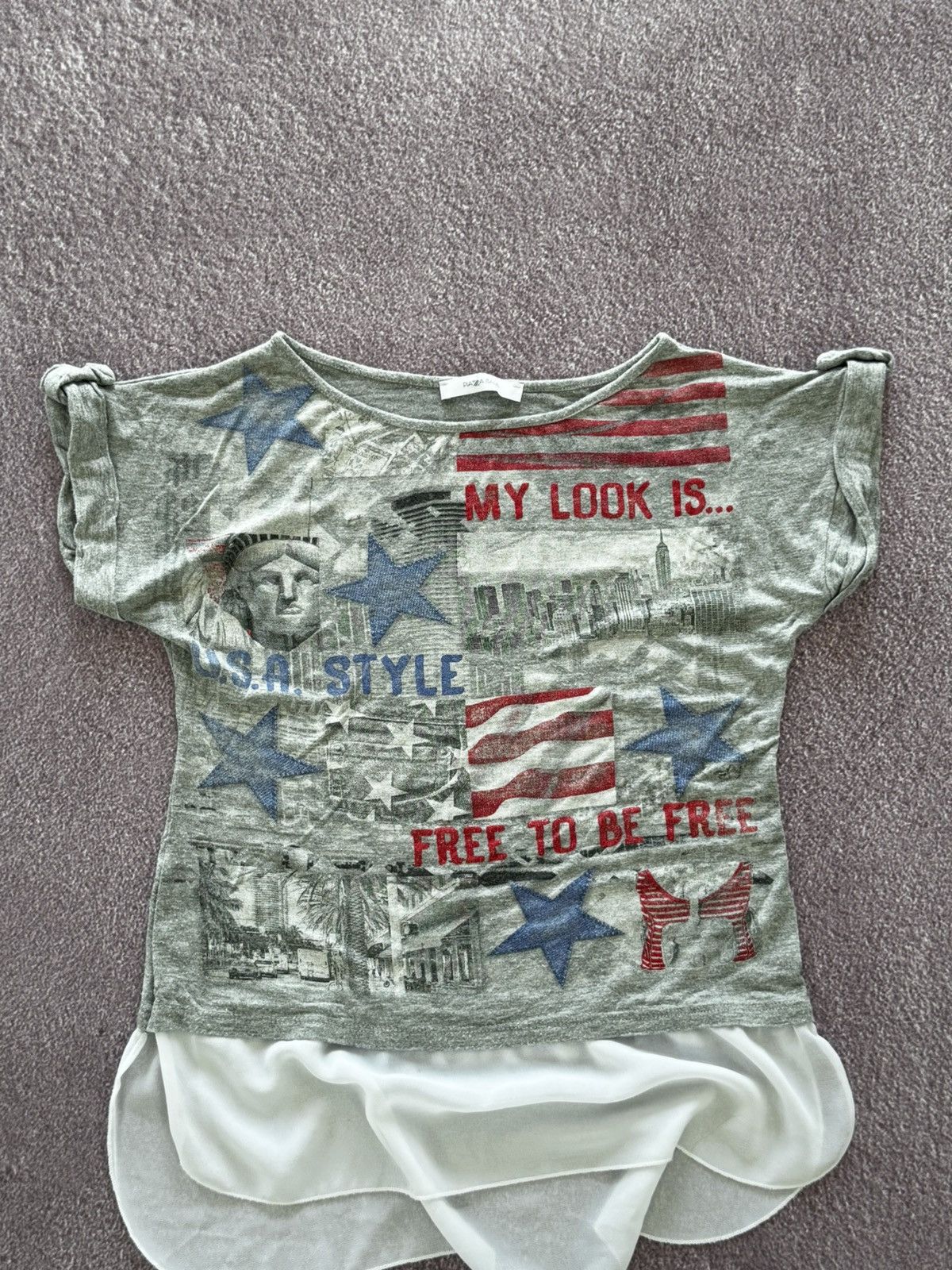 Hysteric Glamour Avant Garde Hysteric Glamour Style Y2K USA Top T-Shirt Size M / US 6-8 / IT 42-44 - 2 Thumbnail