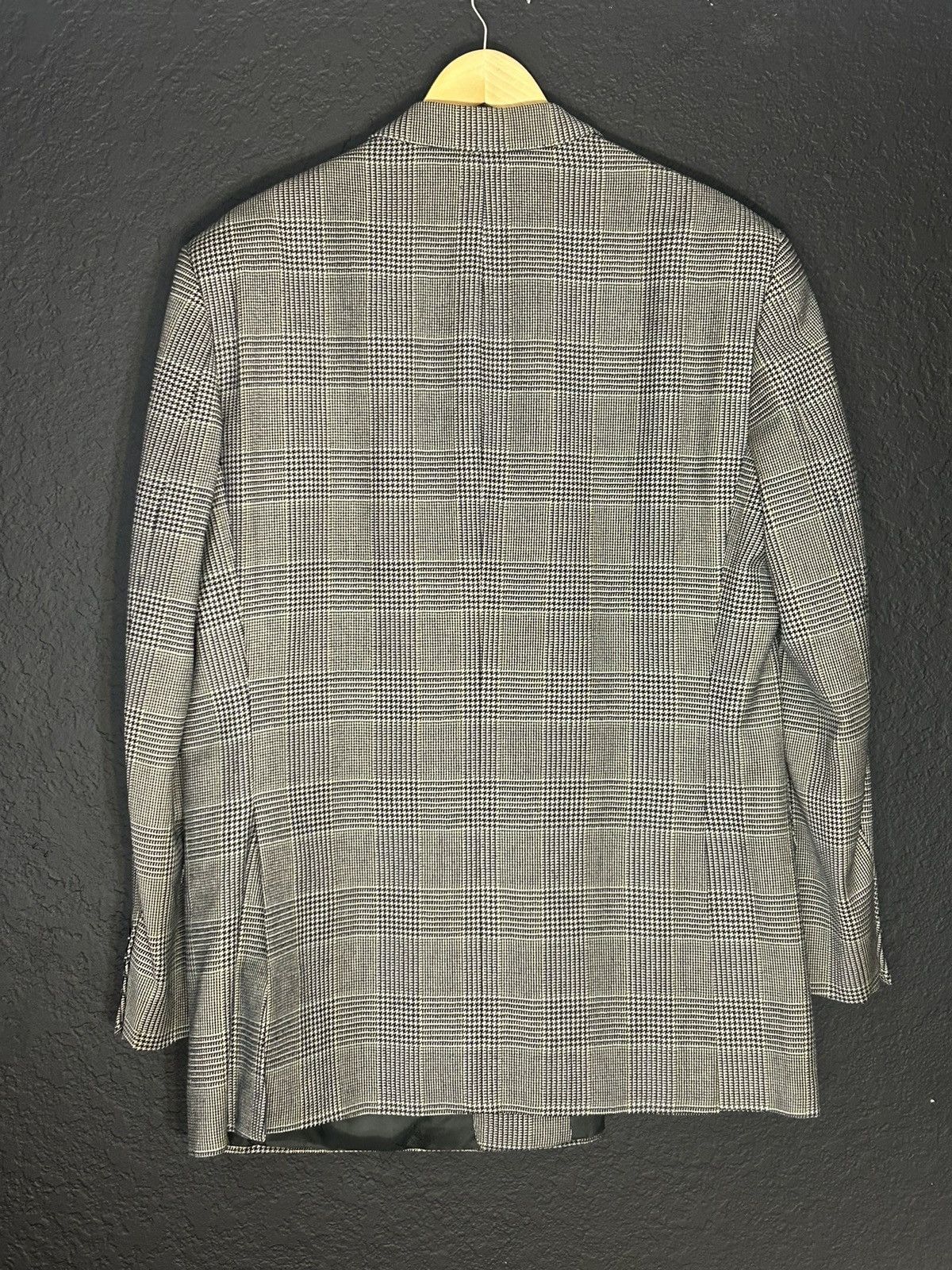 Burberry × Vintage Burberry Houndstooth Wool Jacket Size 54R - 6 Thumbnail