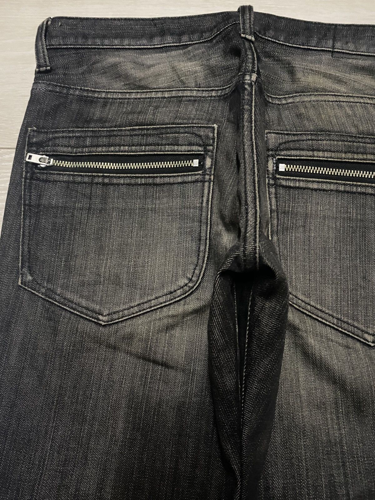 Japanese Brand Vintage Japanese Brand Black Denim Mud Wash Skinny Jeans Size US 32 / EU 48 - 5 Thumbnail