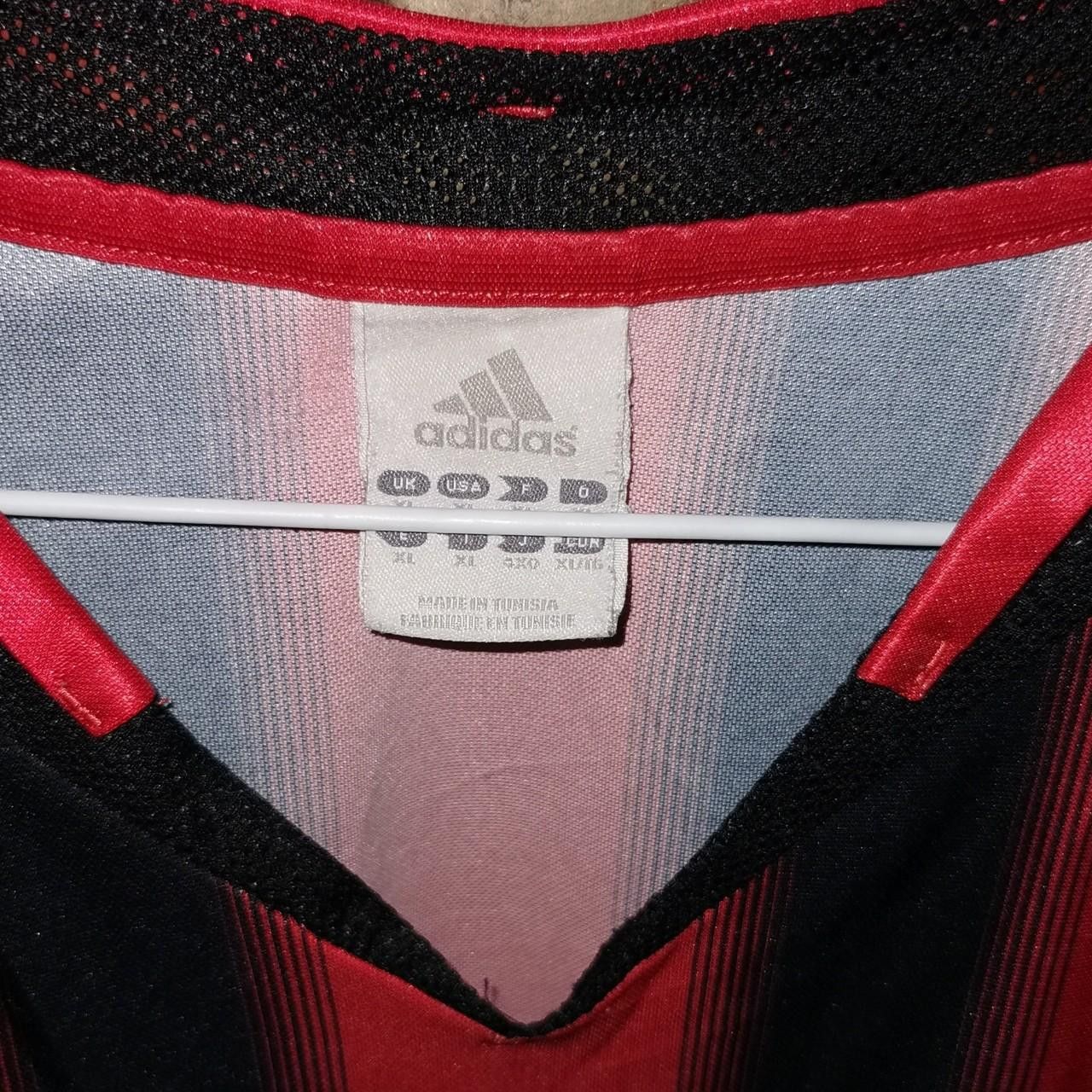 Adidas Ac Milan 2004 2005 Home Shirt Jersey Size US XL / EU 56 / 4 - 3 Thumbnail