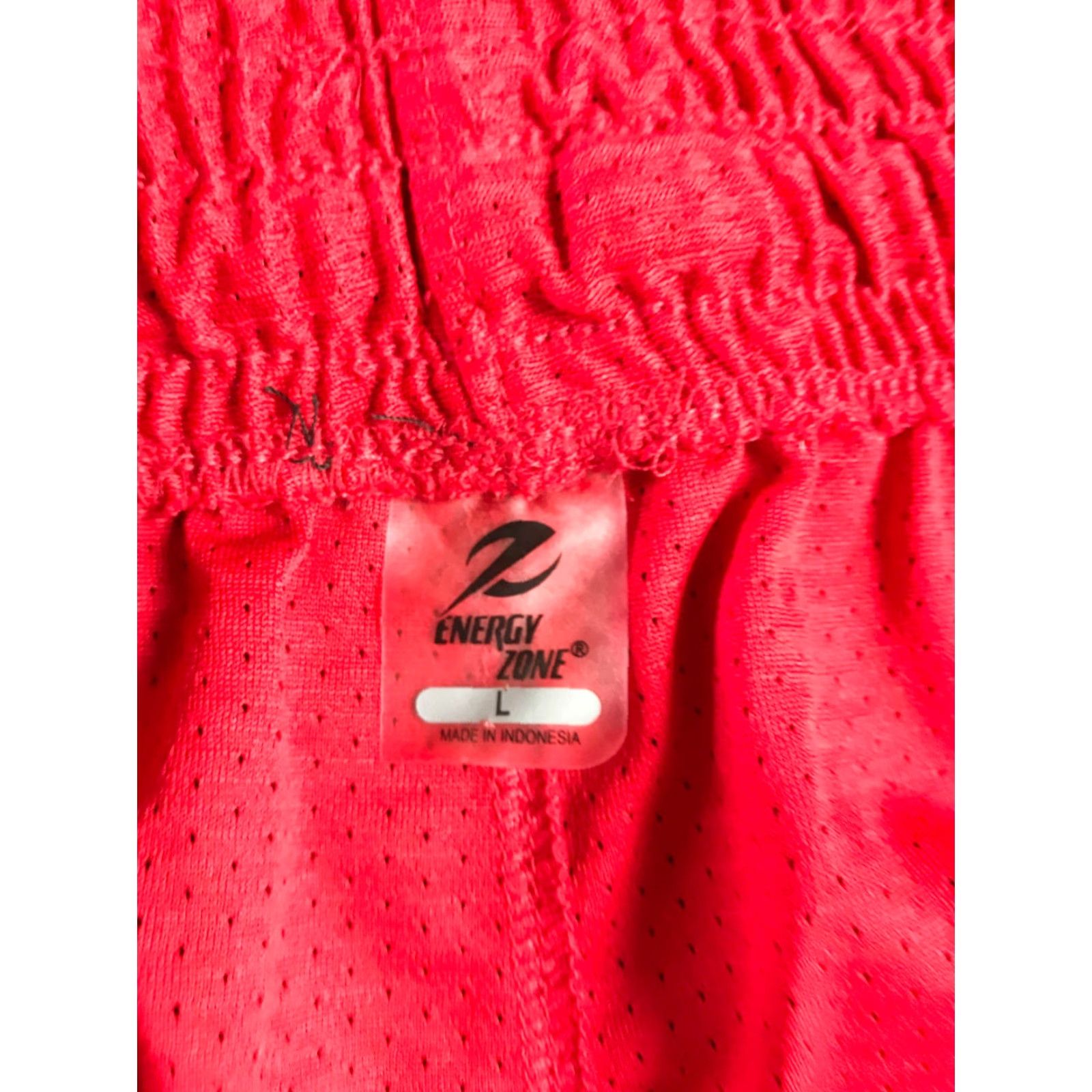 Vintage Energy Zone Shorts Men's L Black Red Activewear Basketball Jersey Pockets Size US L / EU 52-54 / 3 - 4 Thumbnail