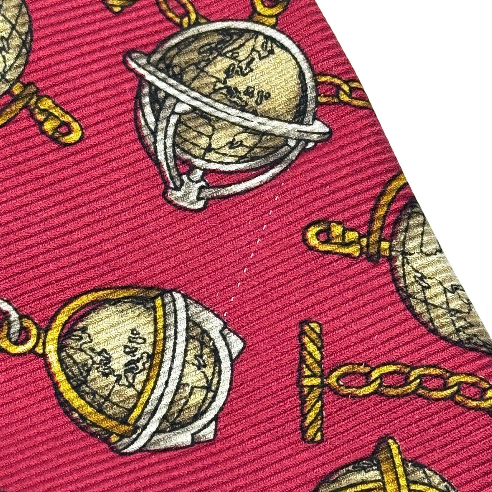 Chanel Chanel Globe Pattern Tie Size ONE SIZE - 13 Thumbnail