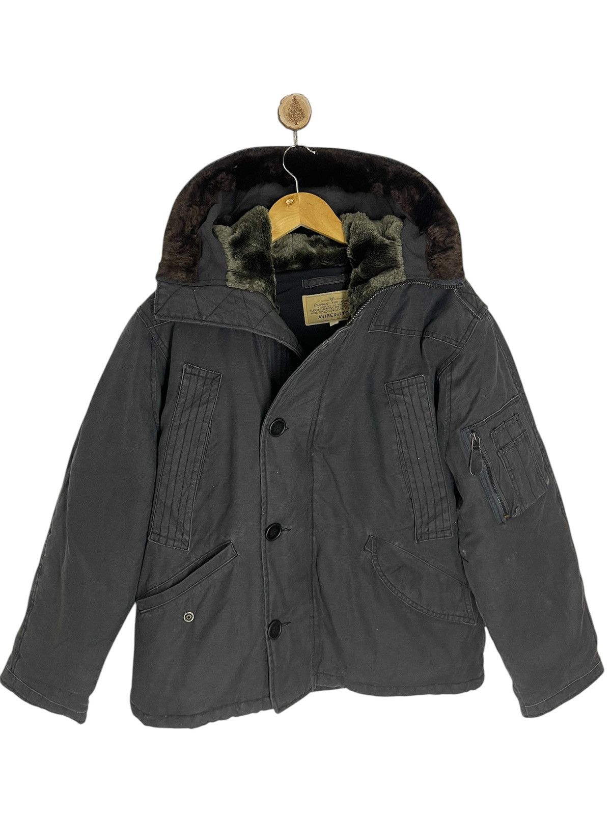 Avirex × Vintage VINTAGE AVIREX FLIGHT BOMBER COTTON HOODIES Size US M / EU 48-50 / 2 - 1 Thumbnail
