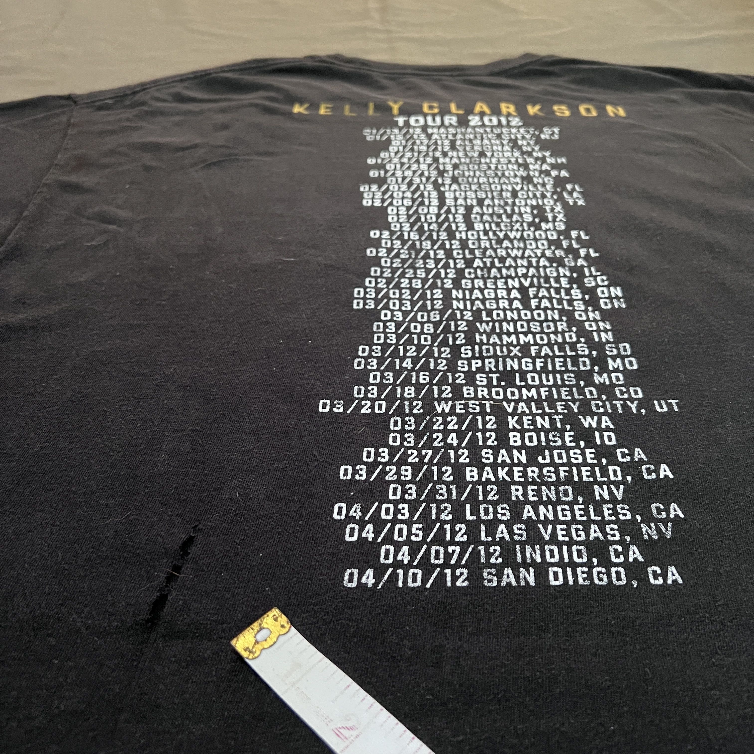 Band Tees × Rap Tees 2011 Kelly Clarkson Promo Tour Tee XL R&B Soul Size US XL / EU 56 / 4 - 9 Thumbnail