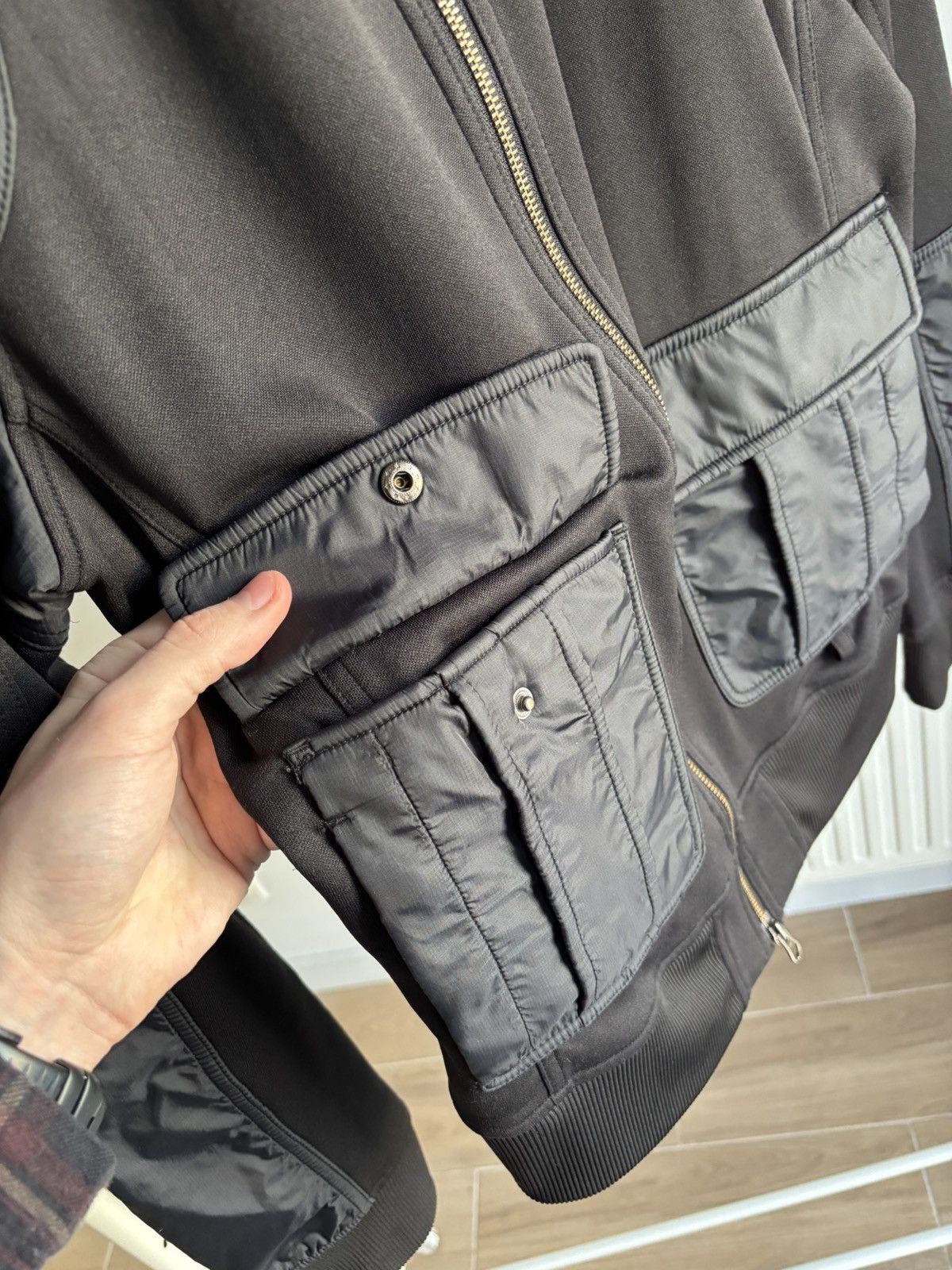 Diesel Vintage Diesel Bomber Jacket Nylon Panels Design Size US L / EU 52-54 / 3 - 8 Thumbnail