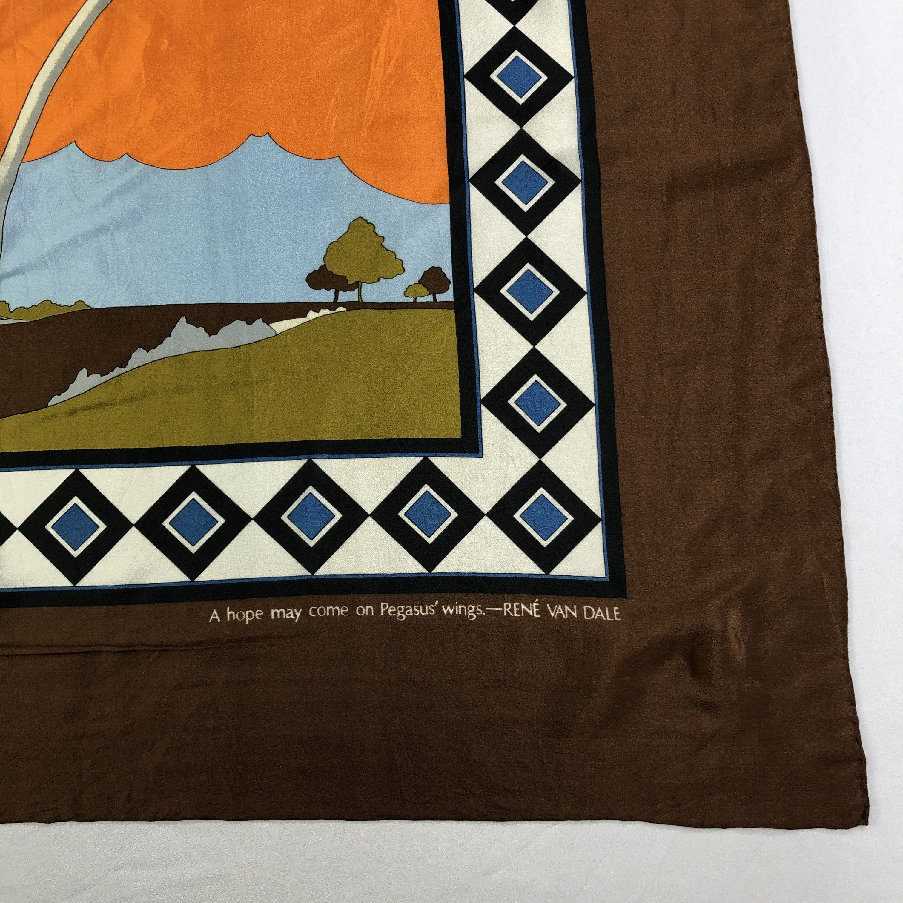Vintage Vintage Silk Scarf Size ONE SIZE - 4 Thumbnail