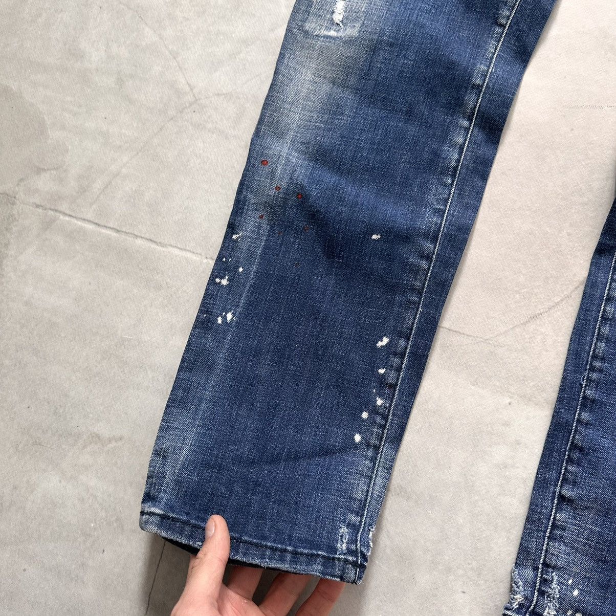 Dsquared2 Dsquared2 Splashed Painted Skater Jeans Galliano Vibe Size US 34 / EU 50 - 8 Thumbnail