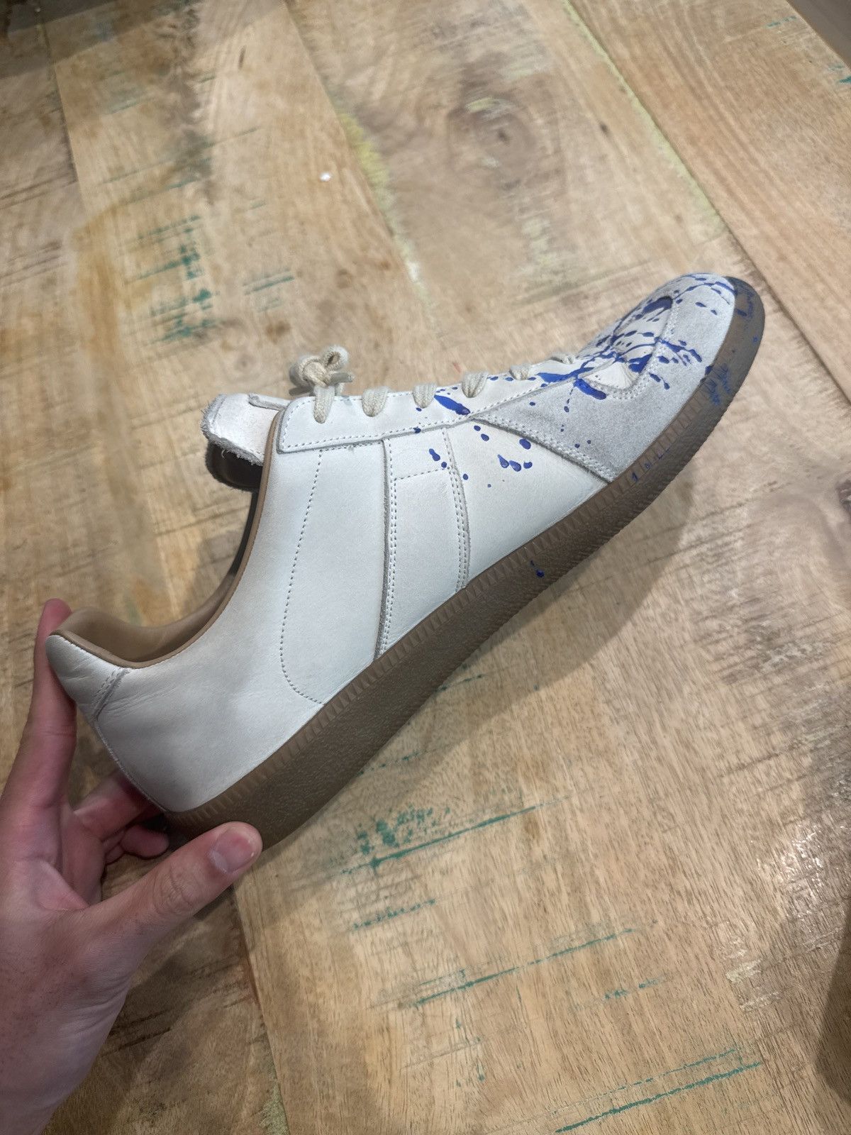 Maison Margiela GAT paint splatters Size US 12.5 / EU 45-46 - 2 Thumbnail