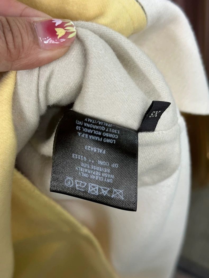 Loro Piana LORO PIANA Yellow patchwork woolen jacket with hood Size XS / US 0-2 / IT 36-38 - 6 Thumbnail