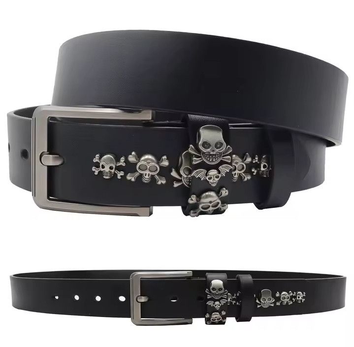 Japanese Brand × Vintage punk skull rivet belt Size ONE SIZE - 4 Thumbnail
