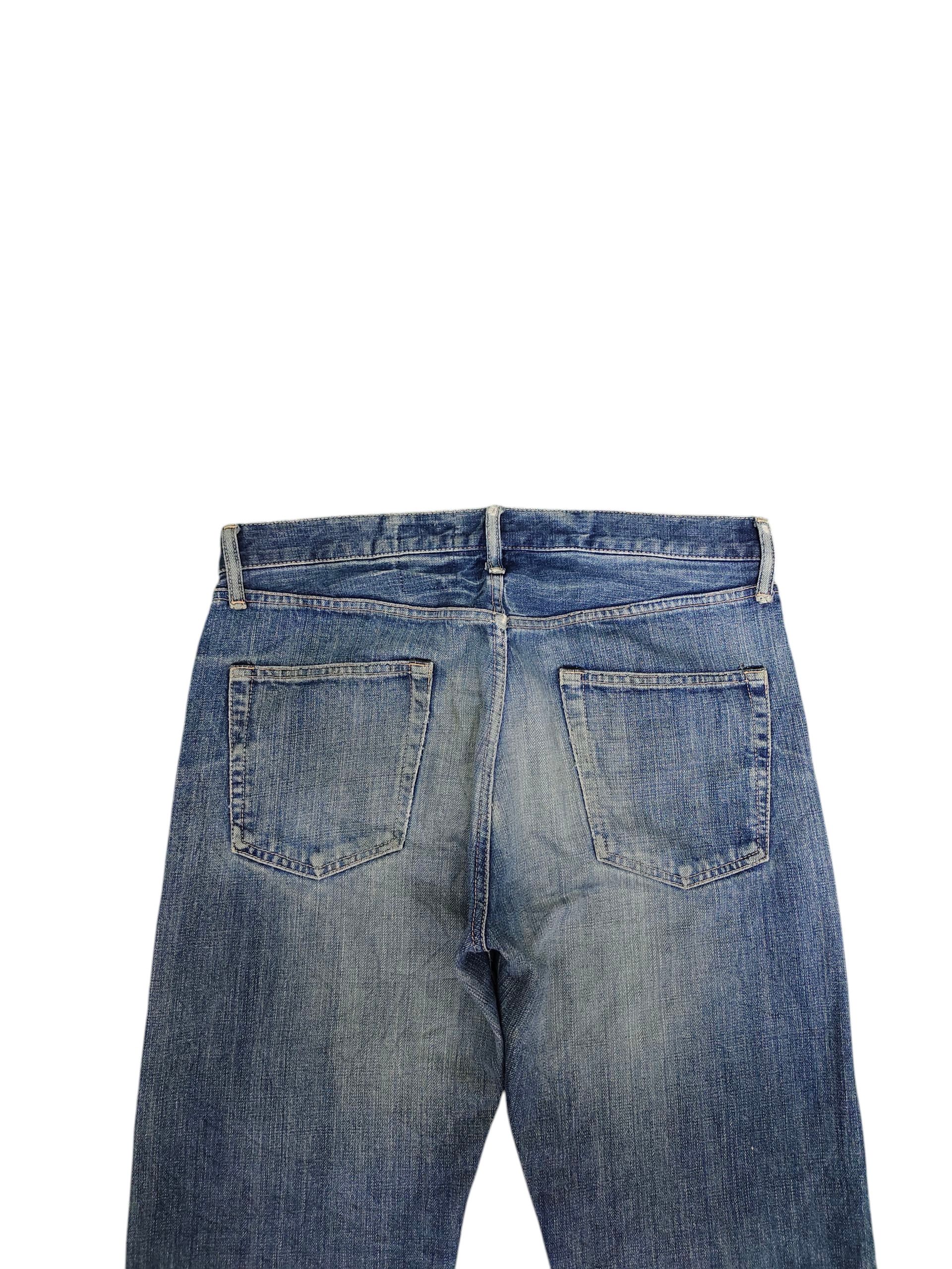 Kapital Quadro Japan Jeans - Clawmark Distress Faded Denim Size US 32 / EU 48 - 9 Thumbnail