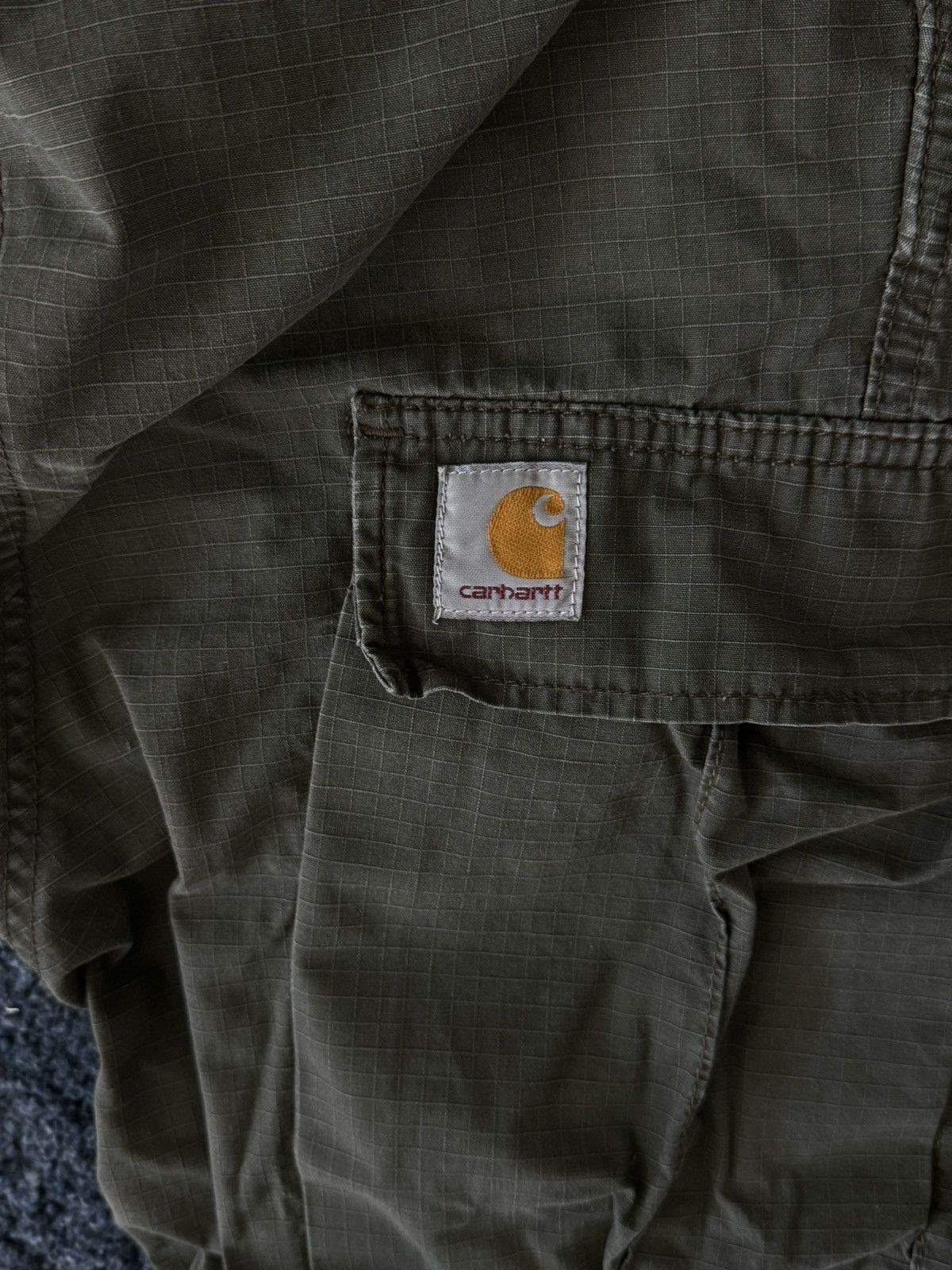 Designer × Vintage Carhartt Cargo Pants Size US 37 - 3 Thumbnail