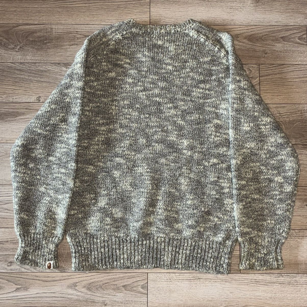Bape 90s Bape wool/alpaca knit sweater Size US L / EU 52-54 / 3 - 5 Thumbnail