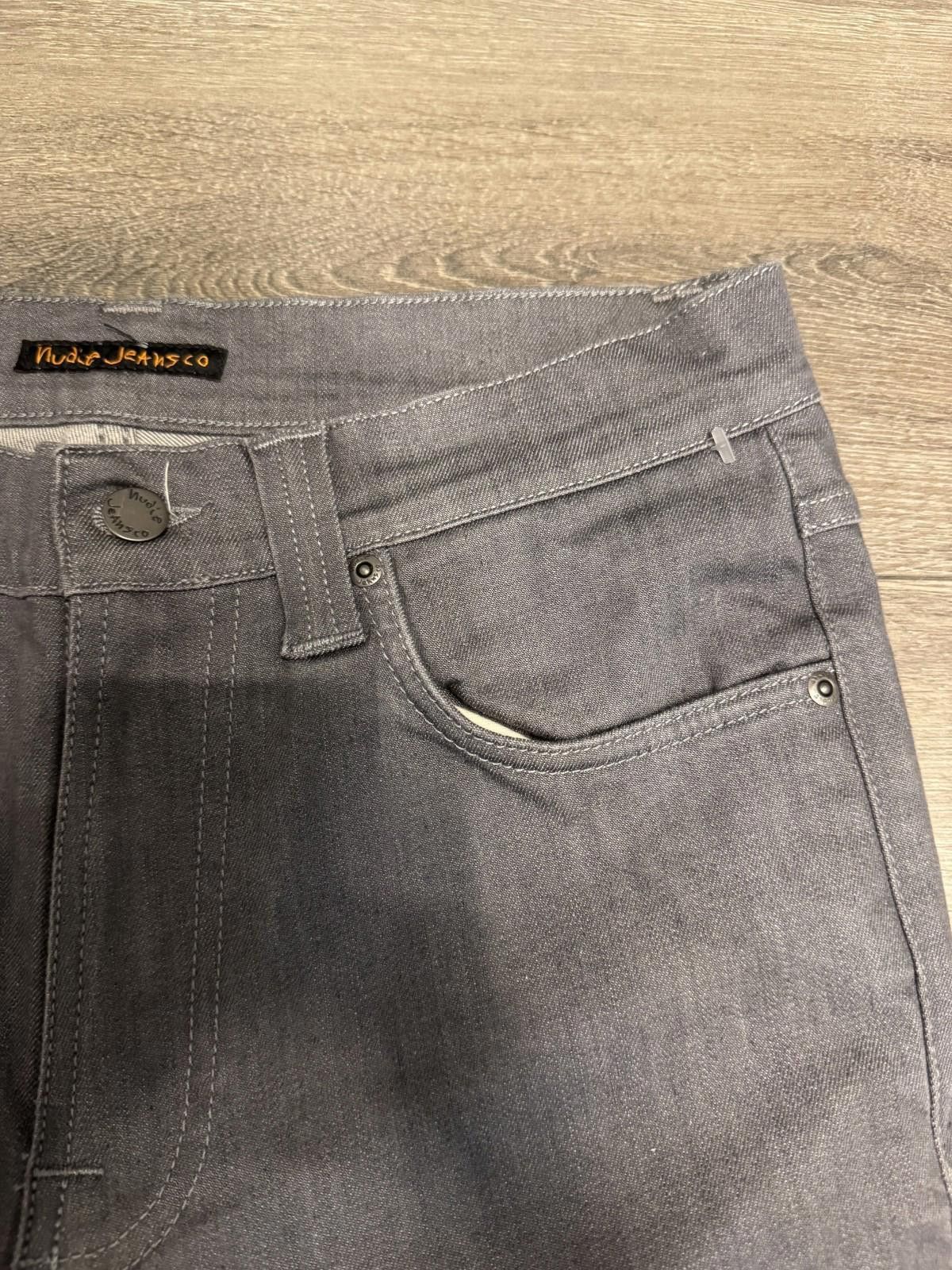Other Nudie Jeans Co 32/34 Lean Dean Dry Granite Denim Pant Size US 32 / EU 48 - 4 Thumbnail