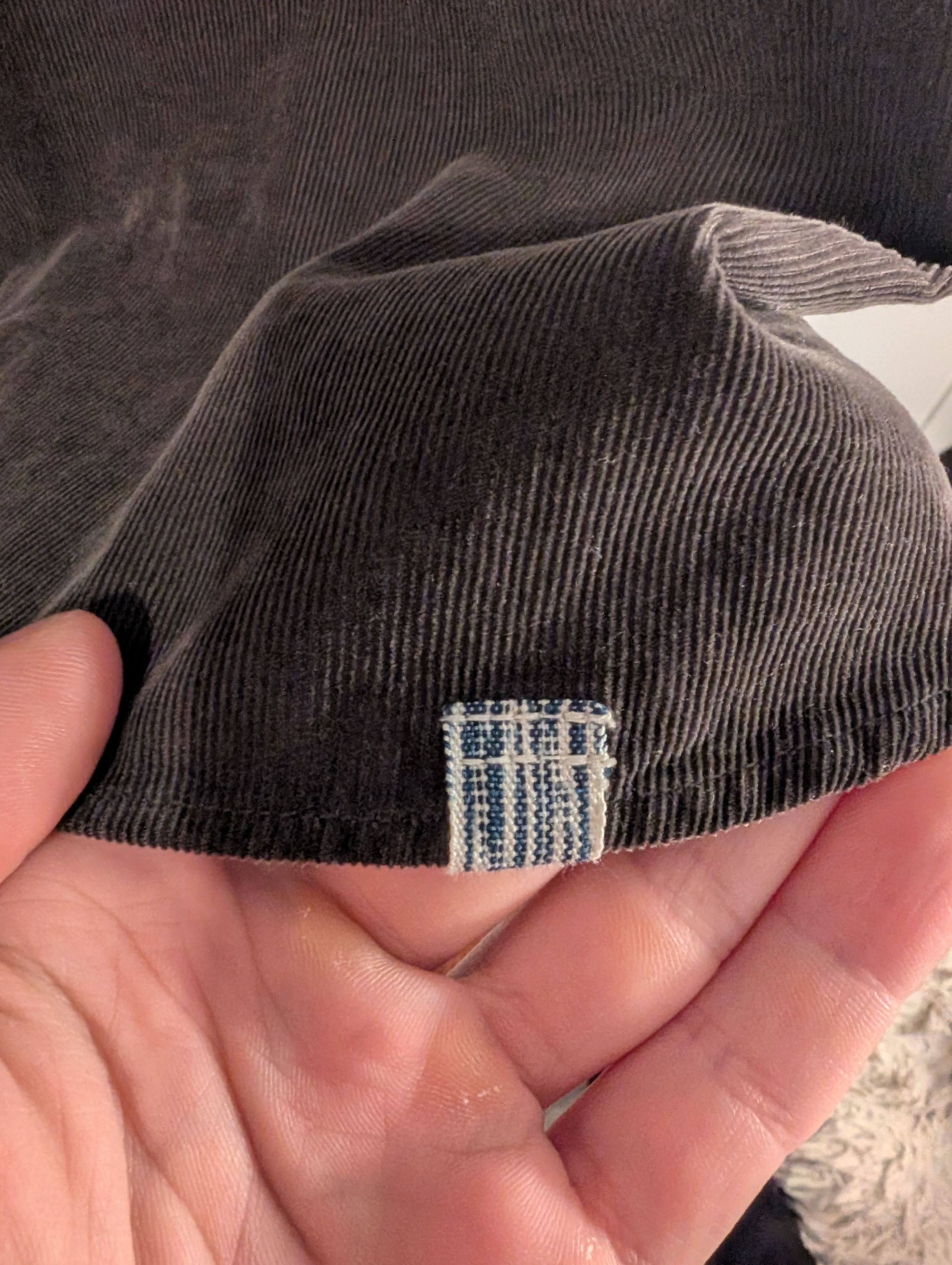 Visvim Visvim Dugout Shirt L/S Cords - Charcoal Corduroy - Size 3 Size US L / EU 52-54 / 3 - 3 Thumbnail