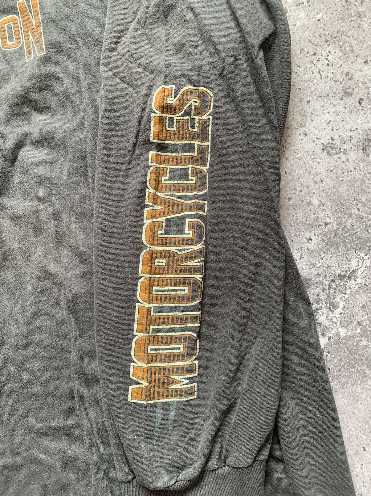 Harley Davidson × Vintage 🔥VINTAGE HARLEY DAVIDSON FADED LONG SLEEVE T-SHIRT Size US L / EU 52-54 / 3 - 5 Thumbnail