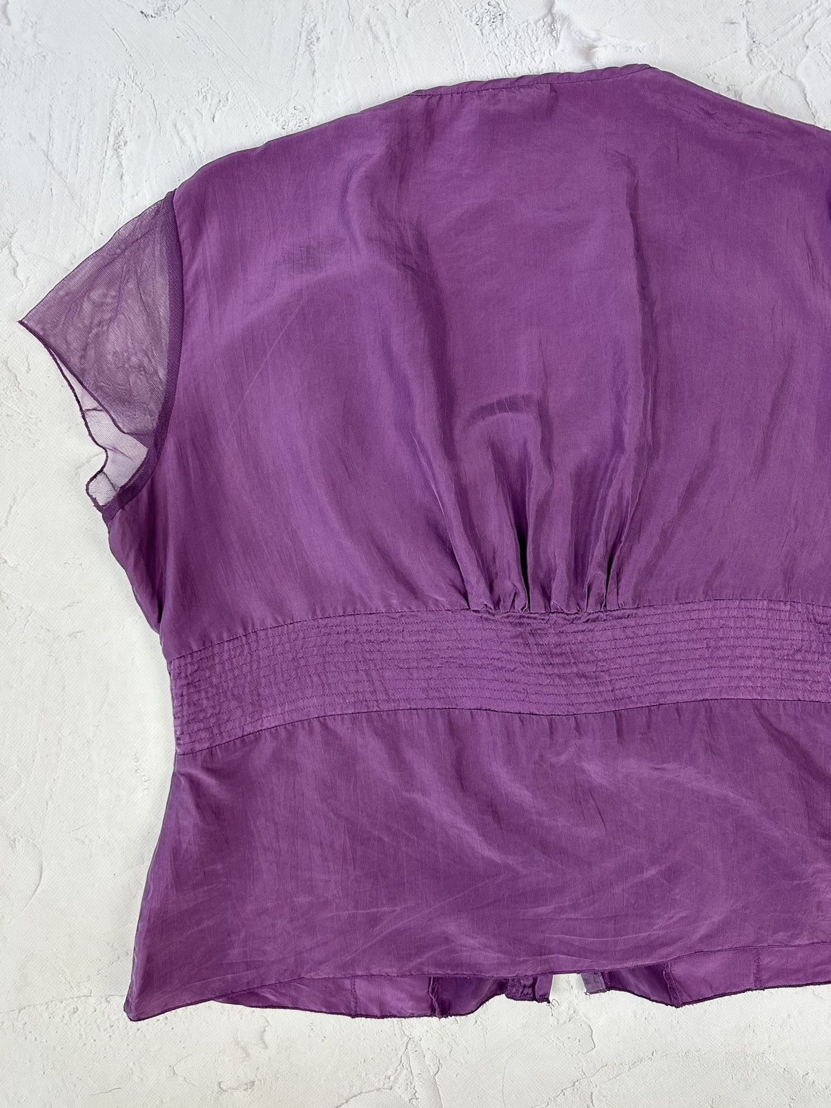 Beauty Beast × Japanese Brand × Vintage Vintage Mesh Hook-Loop Top Size M / US 6-8 / IT 42-44 - 6 Thumbnail