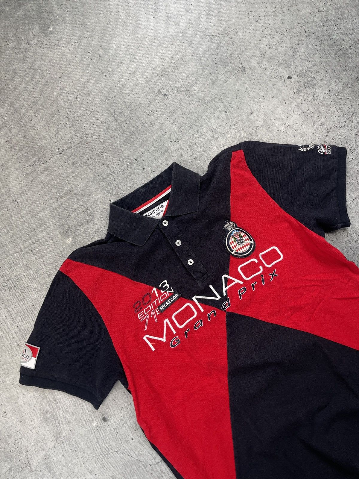 Japanese Brand Monaco Polo Ralph Lauren style racing jersey polo Size US L / EU 52-54 / 3 - 2 Thumbnail