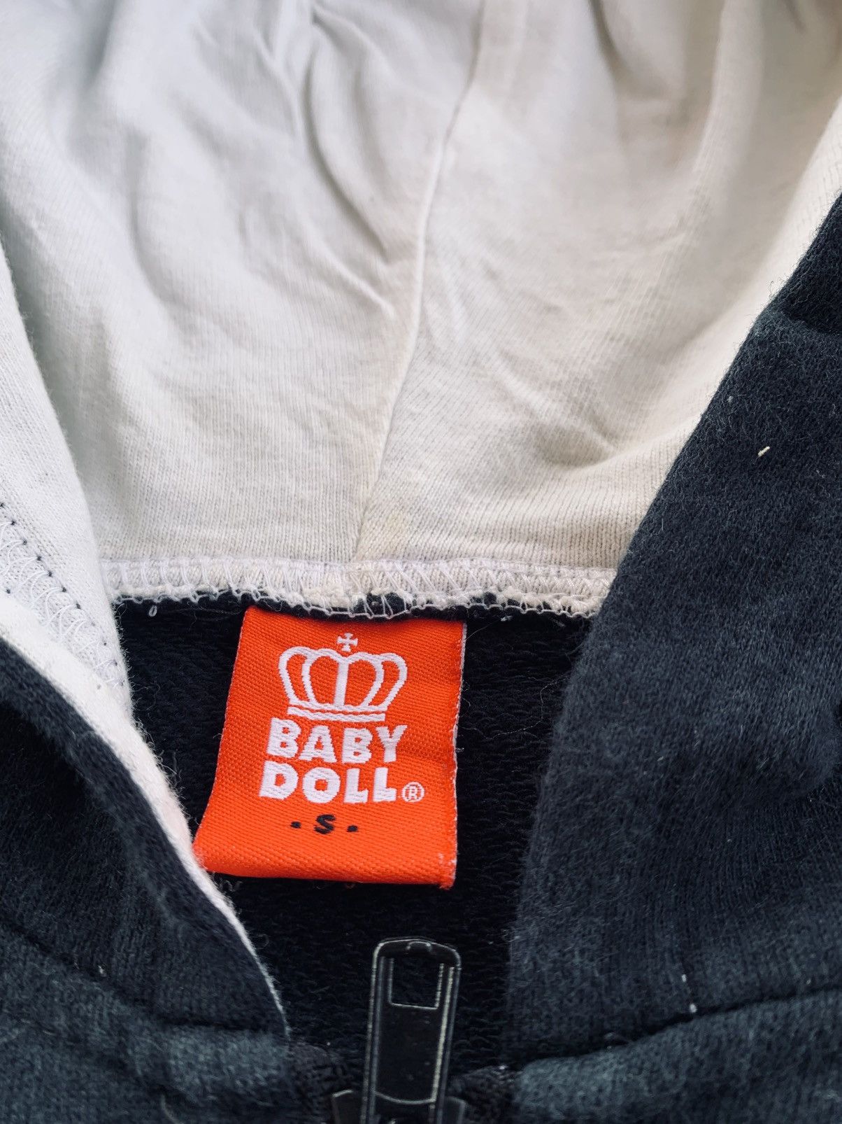 Japanese Brand Baby Doll Double Pocket Zip Jacket Hoodie Poem Sleeve Size M / US 6-8 / IT 42-44 - 2 Thumbnail